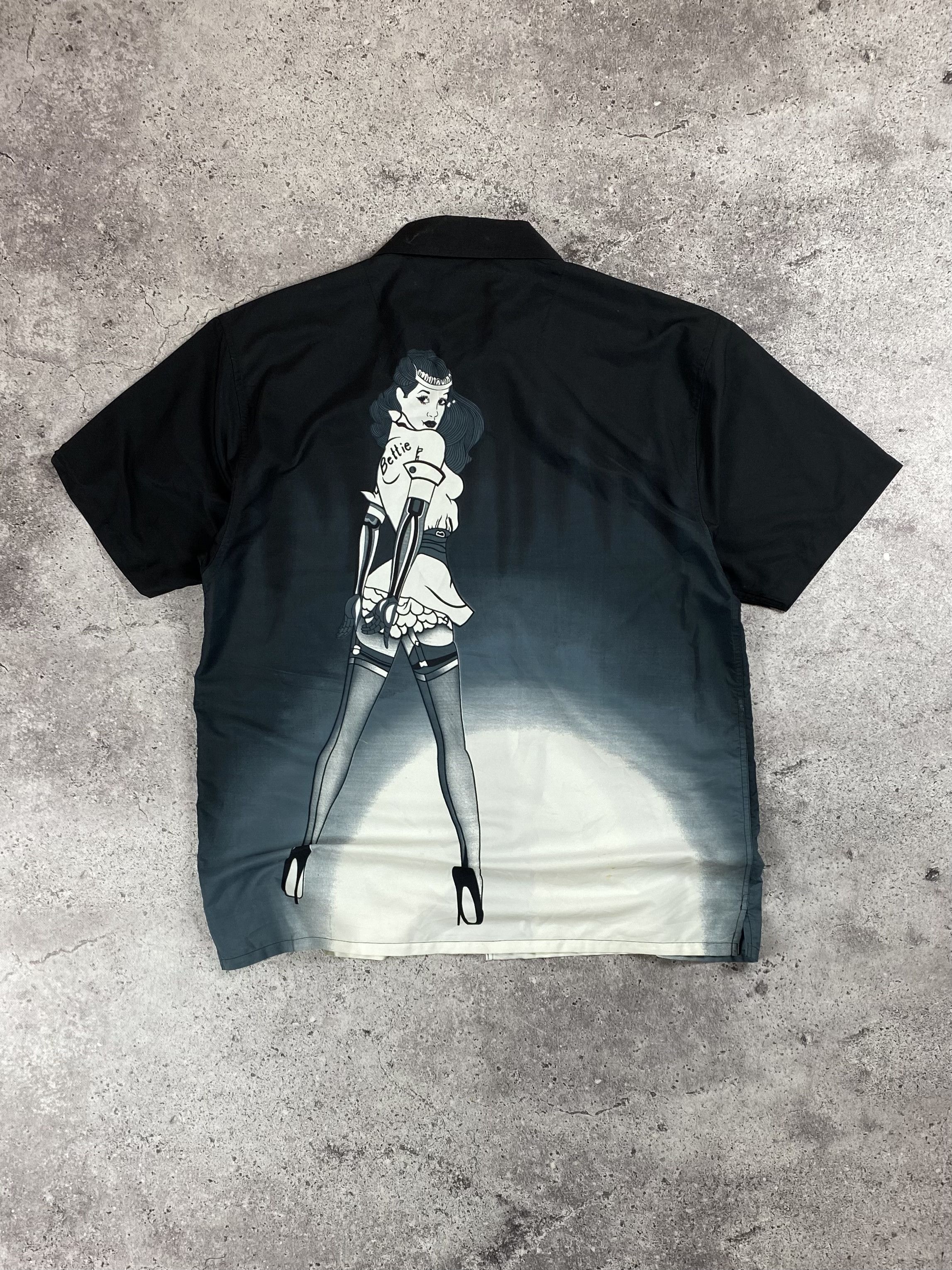 Ed Hardy Vintage Crazy Ed Hardy Style Sexy Girl Hawaii Shirt Size US XL / EU 56 / 4 - 5 Thumbnail