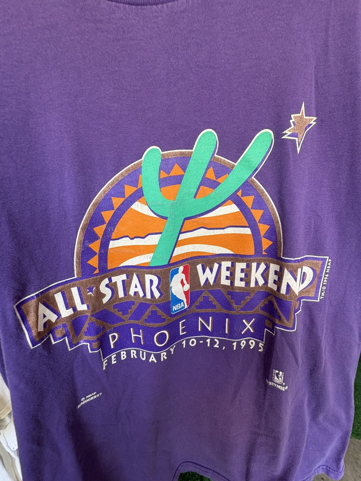 NBA 1995 NBA All star Weekend Nutmeg T-Shirt Size US L / EU 52-54 / 3 - 2 Thumbnail