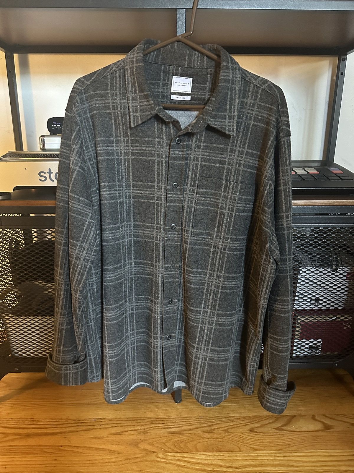 7Diamonds 7 Diamonds Flannel Shirt Size US XXL / EU 58 / 5 - 1 Thumbnail