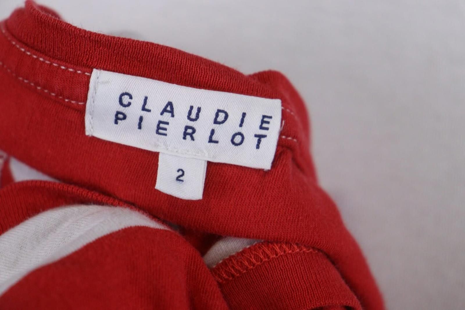 Designer CLAUDIE PIERLOT White Neck Pullover Blouse Top Size 2 Size XS / US 0-2 / IT 36-38 - 11 Thumbnail