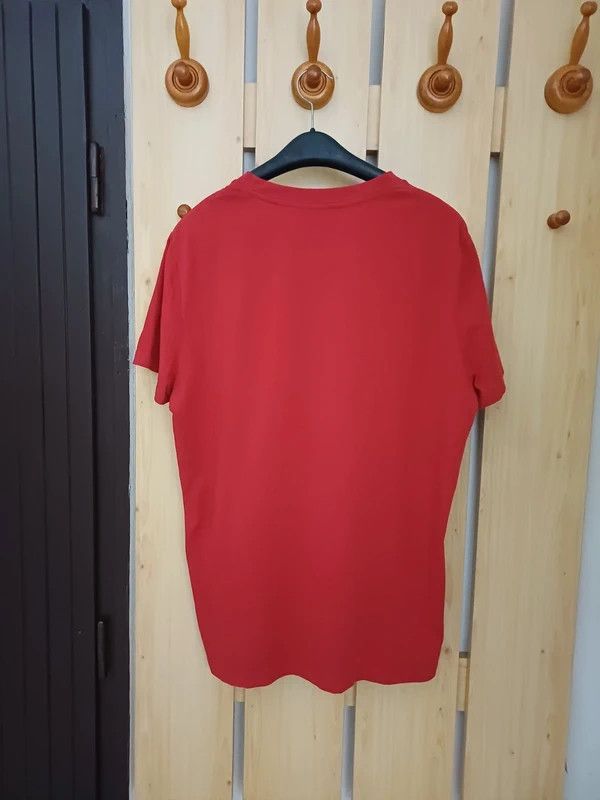 Balmain Original Balmain Paris Men's T-Shirt - Bright Red, Size L Size US L / EU 52-54 / 3 - 5 Thumbnail