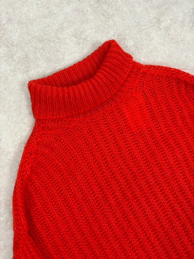 Marni FW2019 Marni Red Mohair Turtleneck Sweater Size US S / EU 44-46 / 1 - 5 Thumbnail