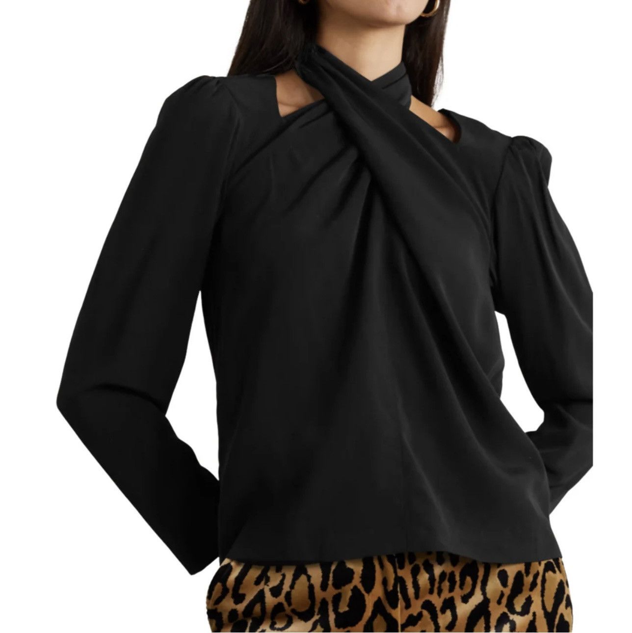 Dries van Noten new black blouse size XS
