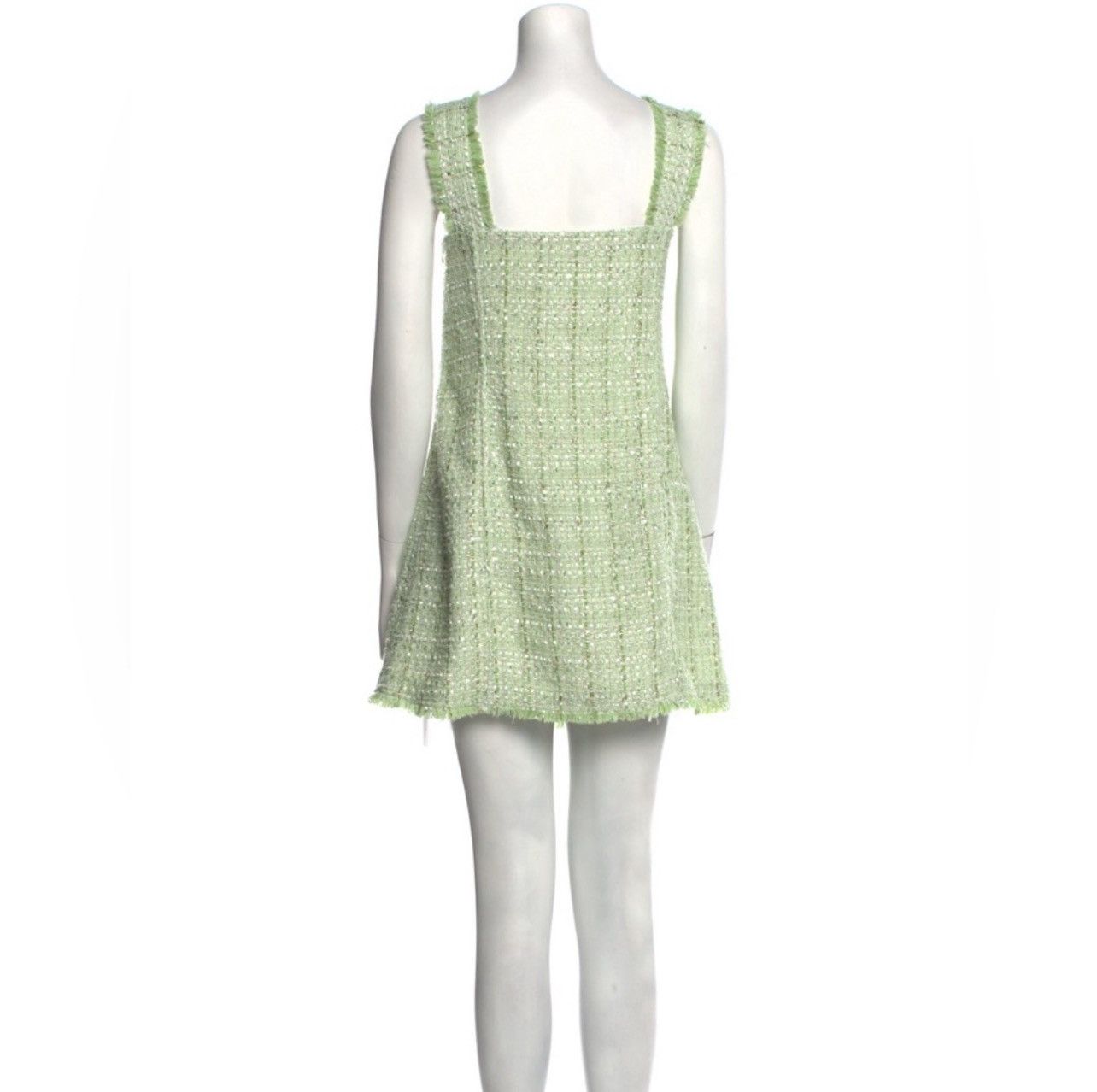 House of Harlow House of Harlow 1960 Green Tweed A-Line Mini Dress Size XL / US 12-14 / IT 48-50 - 3 Thumbnail