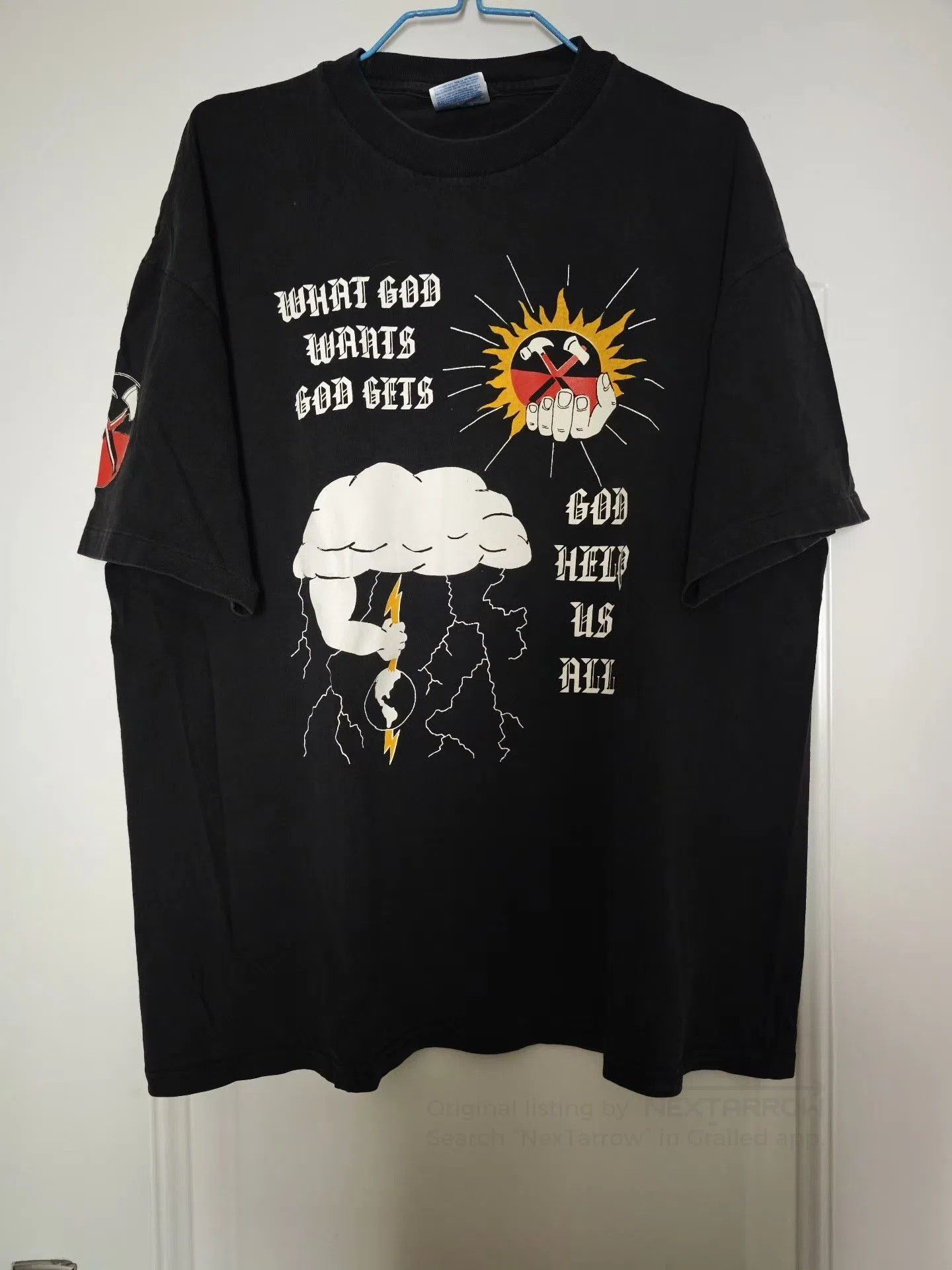 Travis Scott Travis Scott Pink Floyd The Wall Vintage T. Size US M / EU 48-50 / 2 - 1 Thumbnail