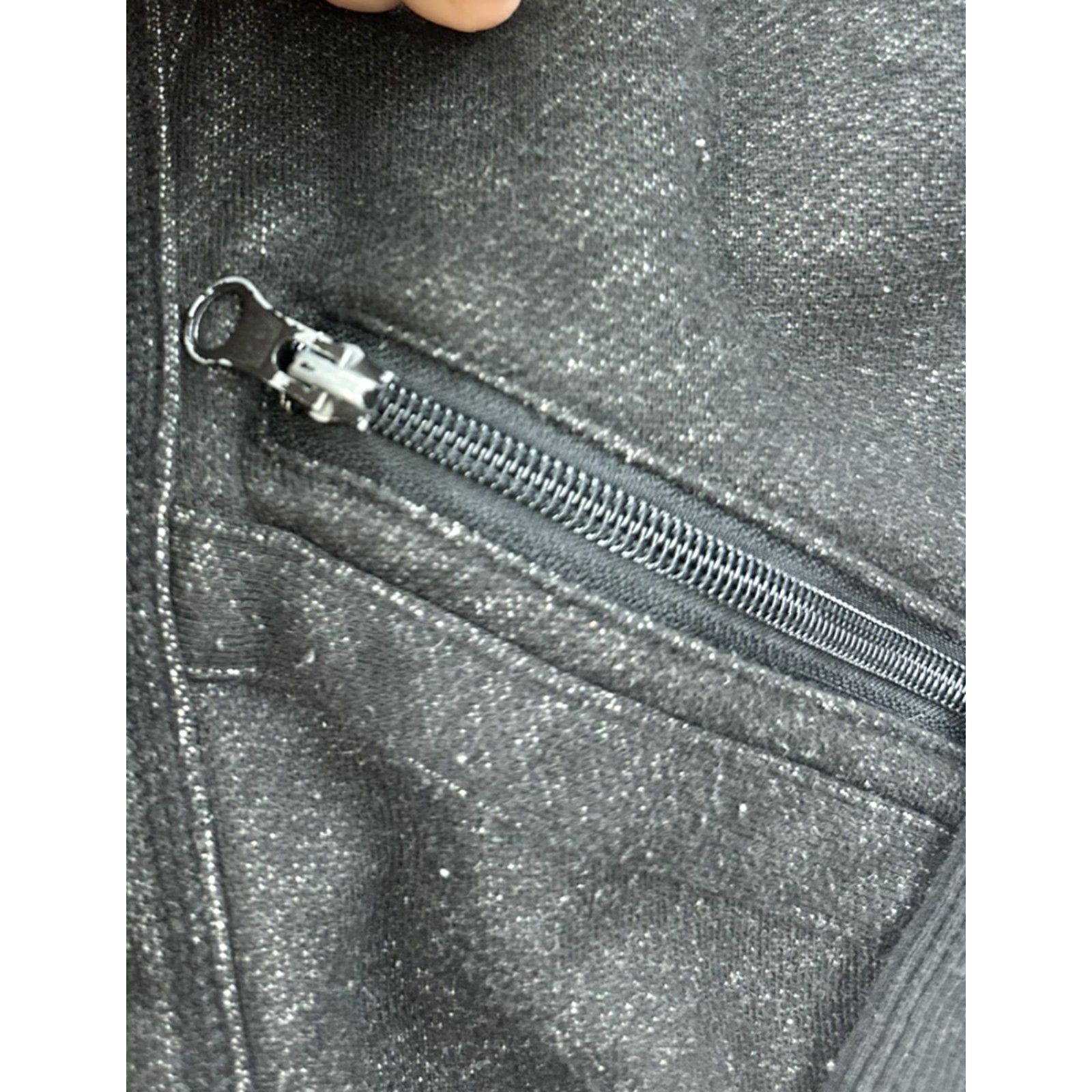 Vintage Neesha Hoodie Black Full Zip Women M Medium - Activewear Anthropologie Style Womens Size M / US 6-8 / IT 42-44 - 3 Thumbnail