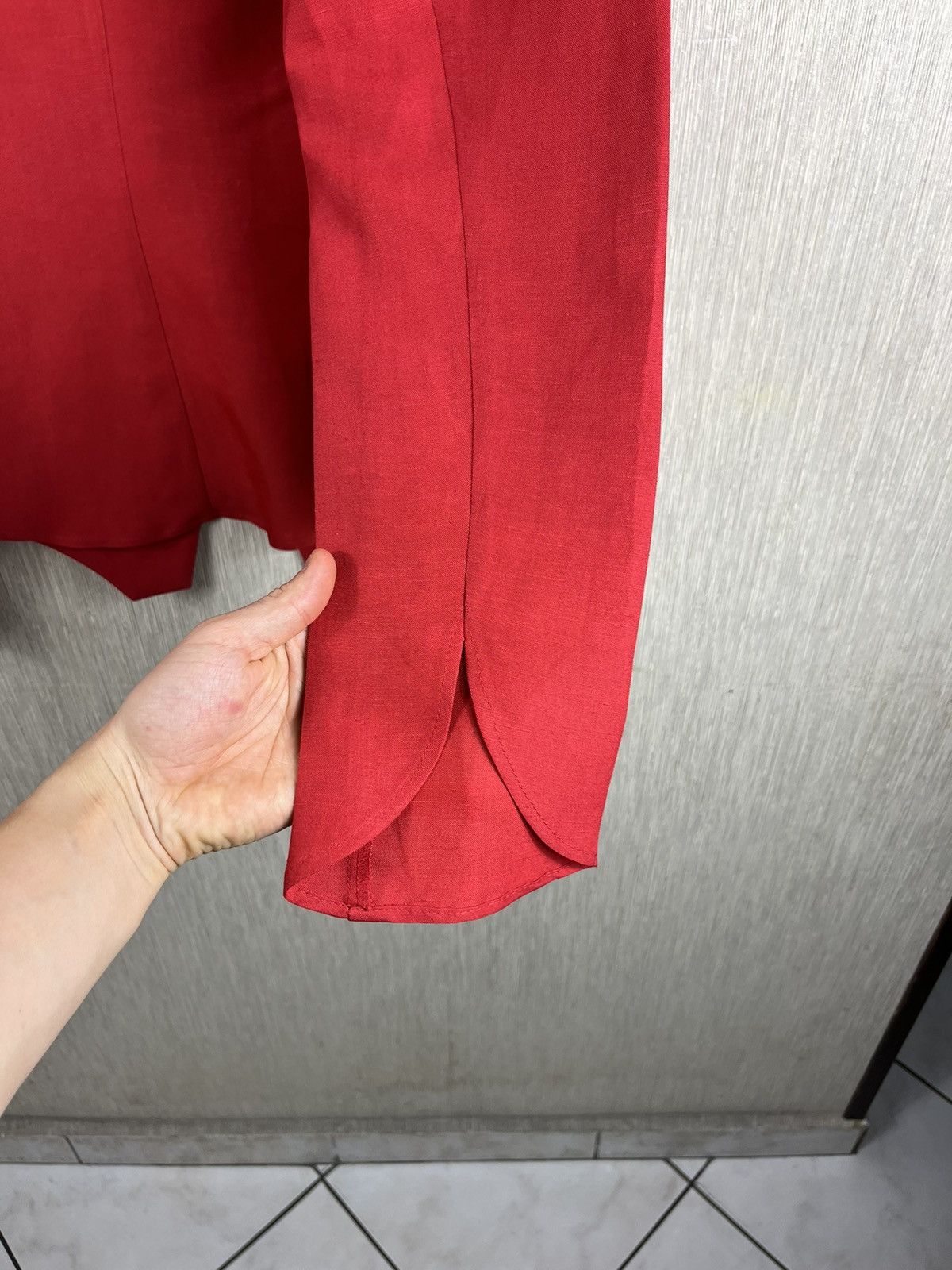 Designer × Marimekko Marimekko ritva falla linen blazer button jacket Size M / US 6-8 / IT 42-44 - 19 Thumbnail