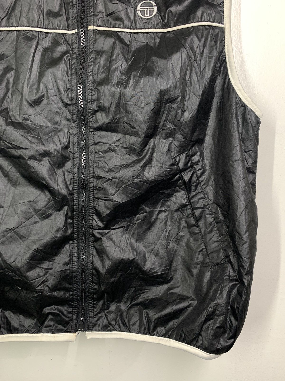 Sergio Tacchini × Vintage Sergio Tacchini Track & Court Lab Vest Light Jacket Size US M / EU 48-50 / 2 - 5 Thumbnail