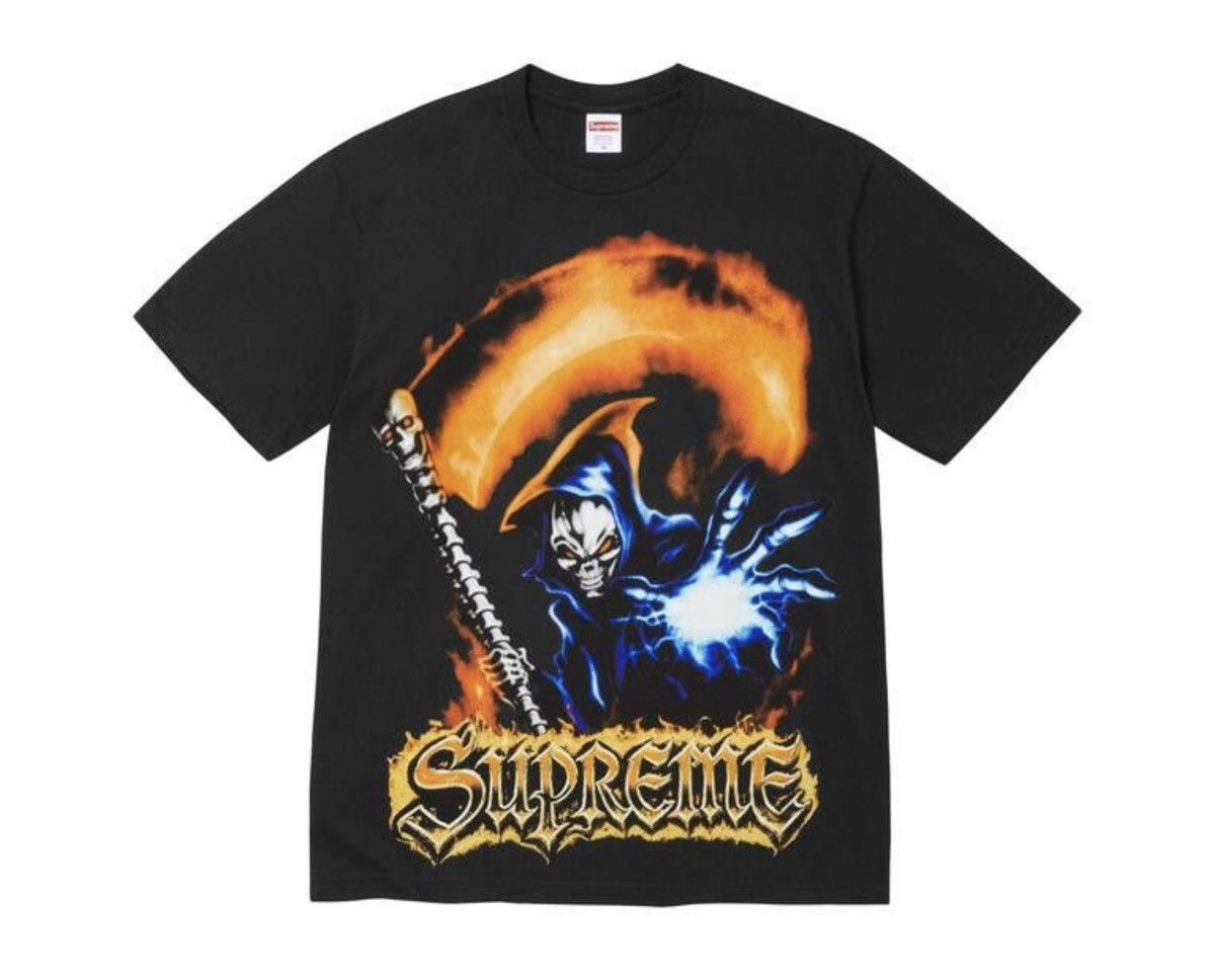 Supreme Supreme grim reaper tee Size US S / EU 44-46 / 1 - 1 Thumbnail