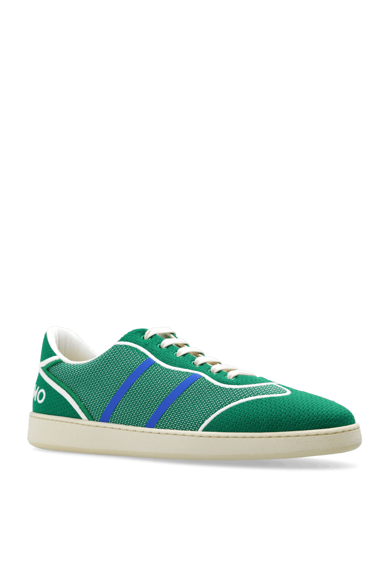 Salvatore Ferragamo o1s1rm0924 Panelled Low-Top Sneakers in Green Size US 11.5 / EU 44-45 - 4 Thumbnail