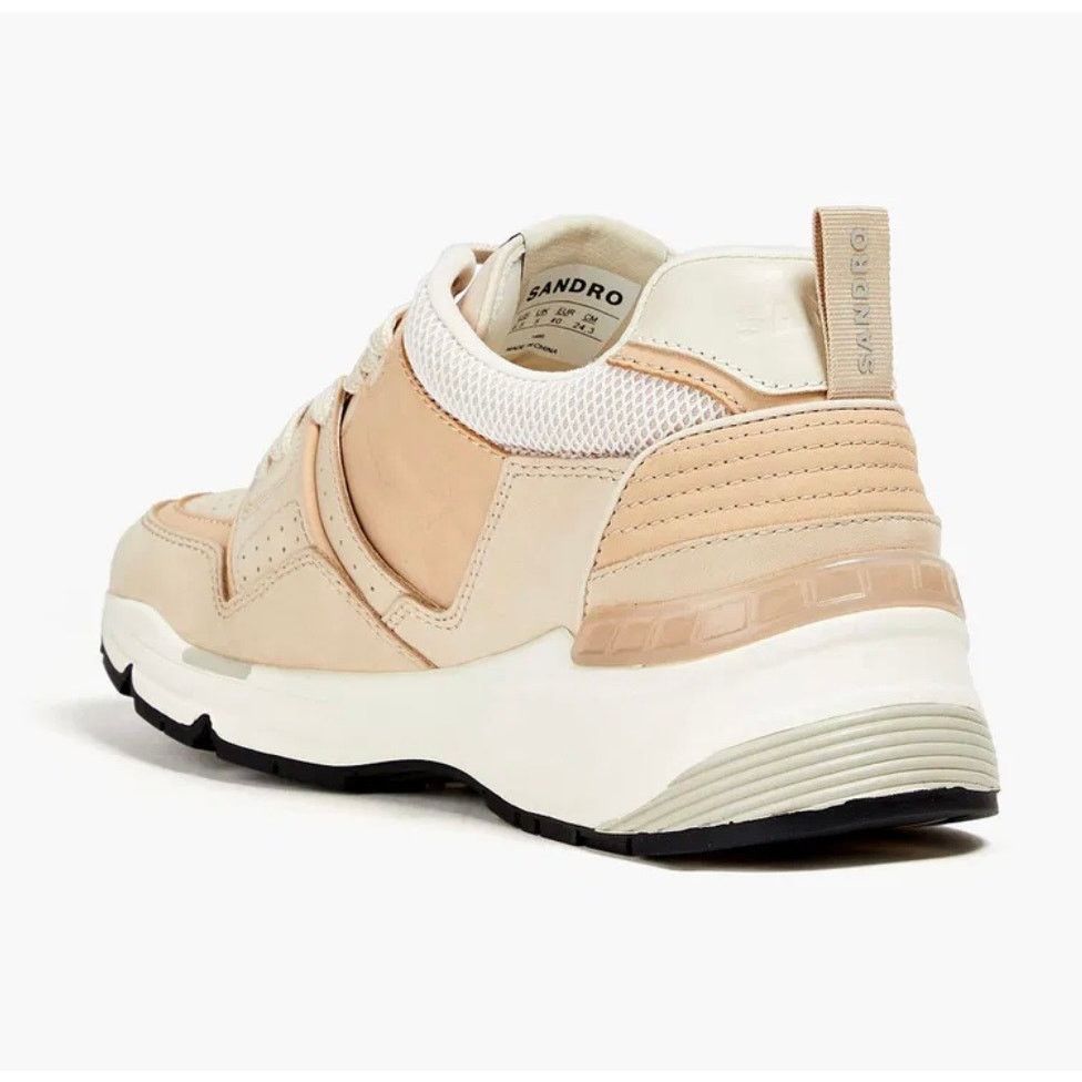 Sandro NEW in box Sandro Camel Nubuck Leather Sneakers 40 / 9.5 Size US 9.5 / IT 39.5 - 2 Thumbnail