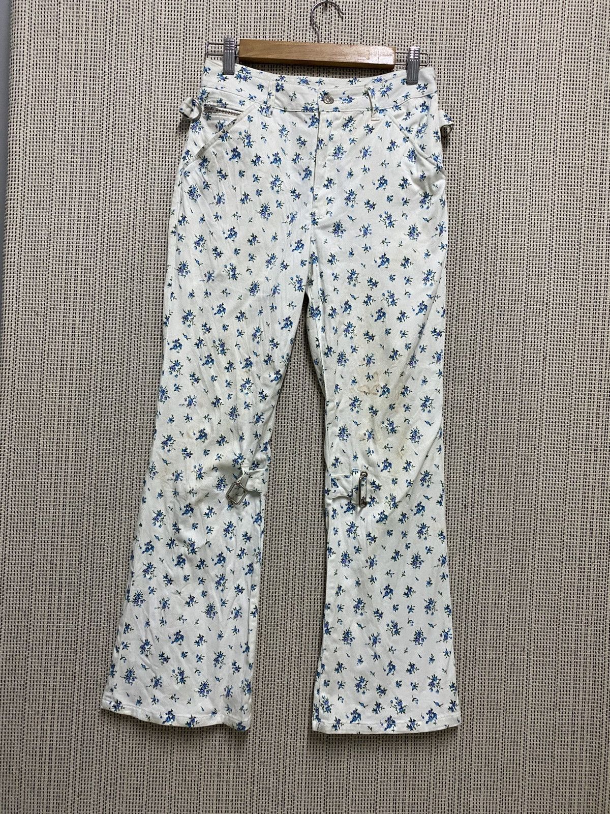 X-Girl X-Girl punk design bootcut flower very rare Size 27" / US 4 / IT 40 - 3 Thumbnail