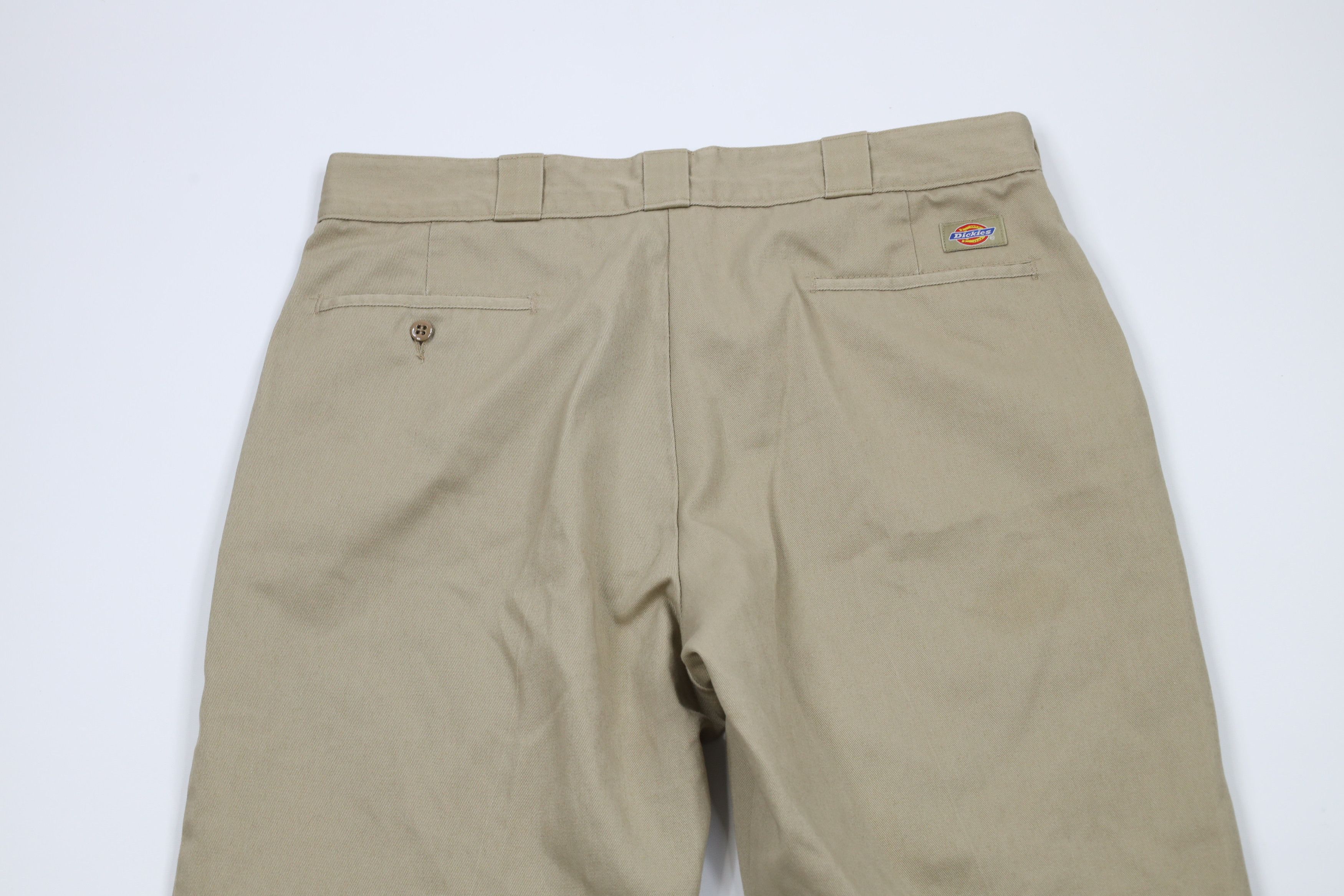 Dickies × Vintage Vintage Dickies Spell Workwear Wide Leg Mechanic Pants Tan Size US 36 / EU 52 - 8 Thumbnail