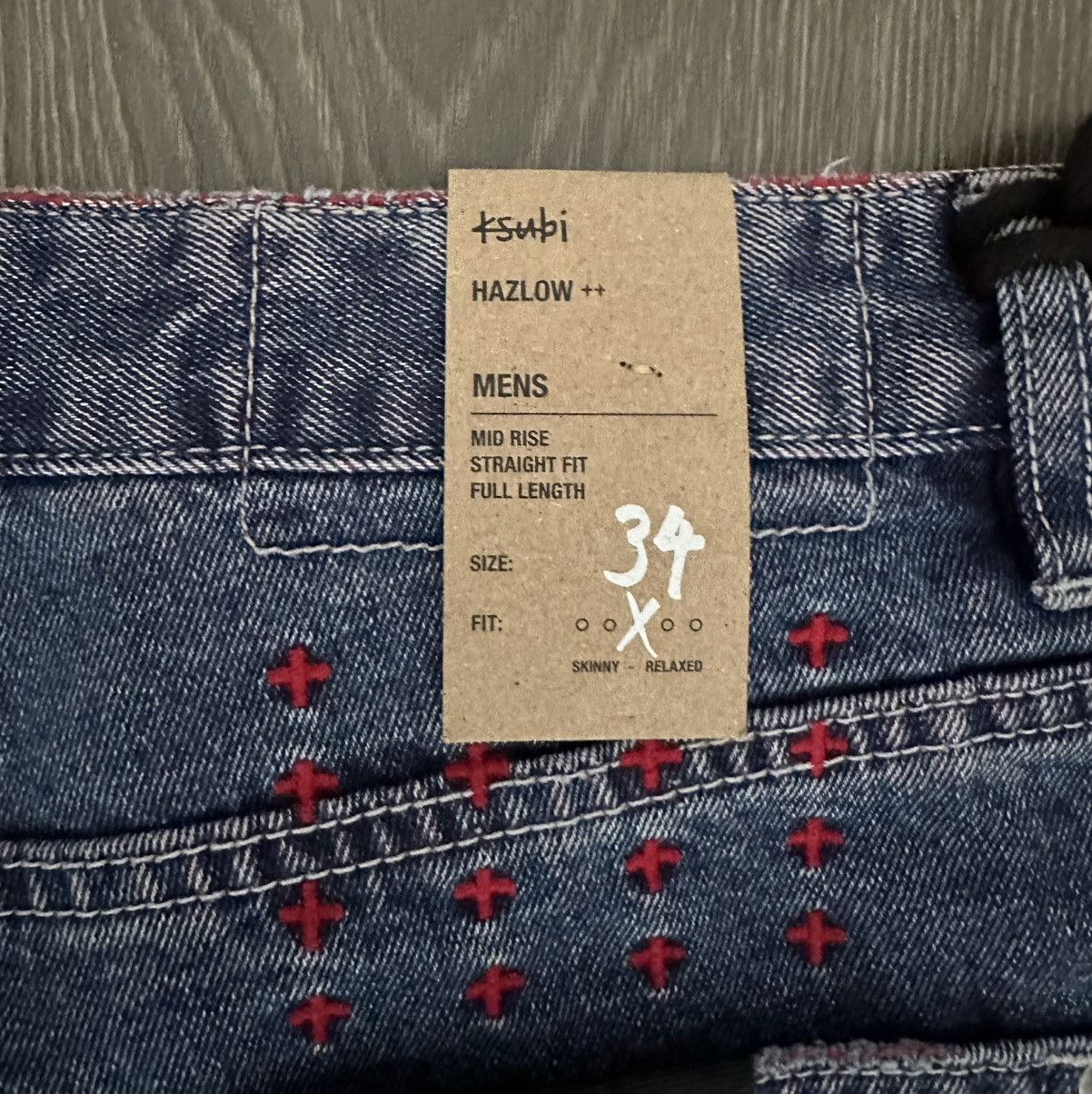Ksubi Ksubi Hazlow Red Kolor Blue jeans Size 34 BNWT Size US 34 / EU 50 - 5 Thumbnail