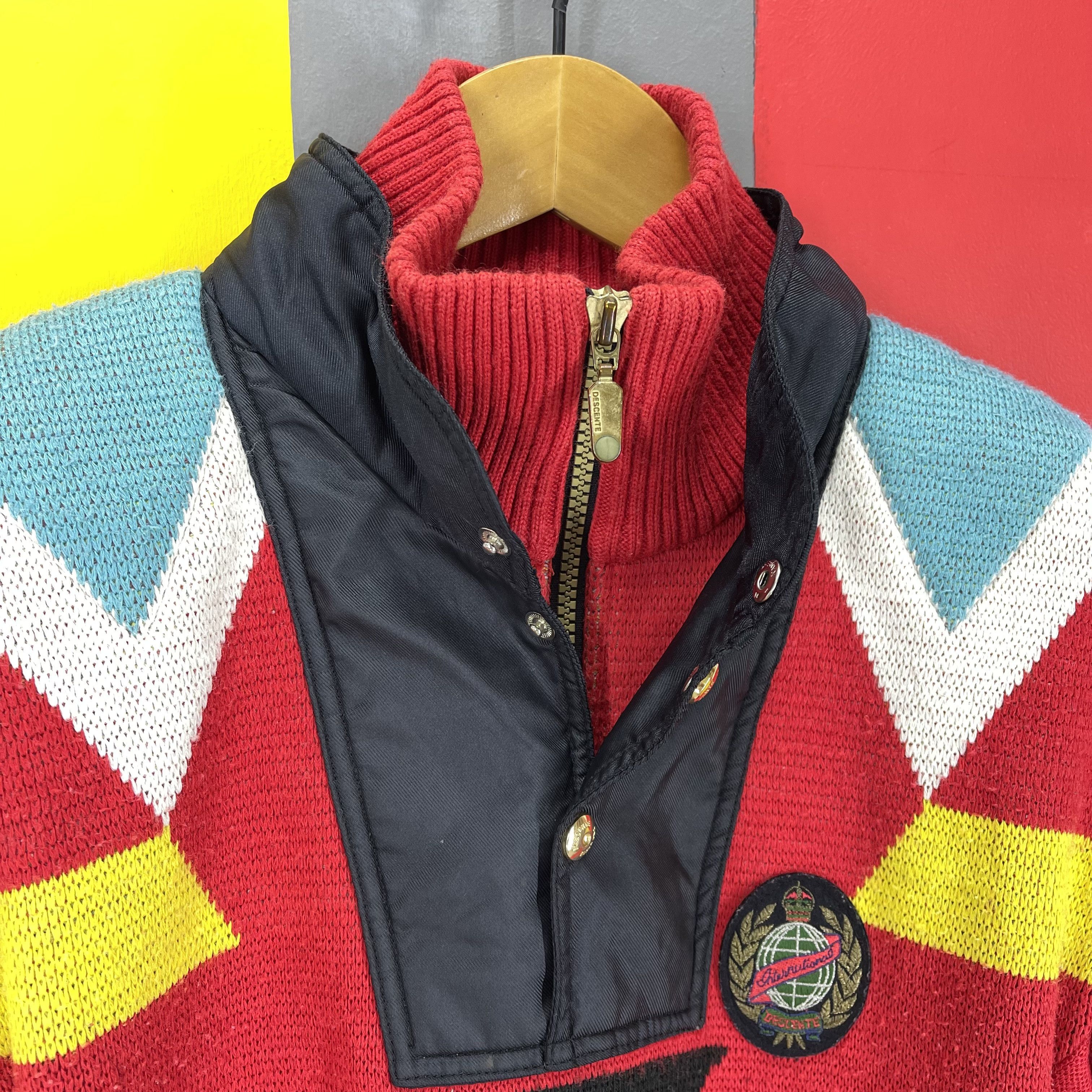 Descente 90s Vintage DESCENTE Acrylic Ski Sweater #1386/AS Size US S / EU 44-46 / 1 - 2 Thumbnail