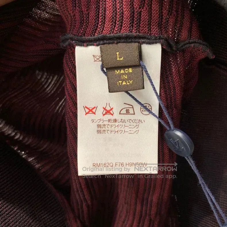 Louis Vuitton Louis Vuitton Striped Black Red Sweater. Size US L / EU 52-54 / 3 - 4 Thumbnail