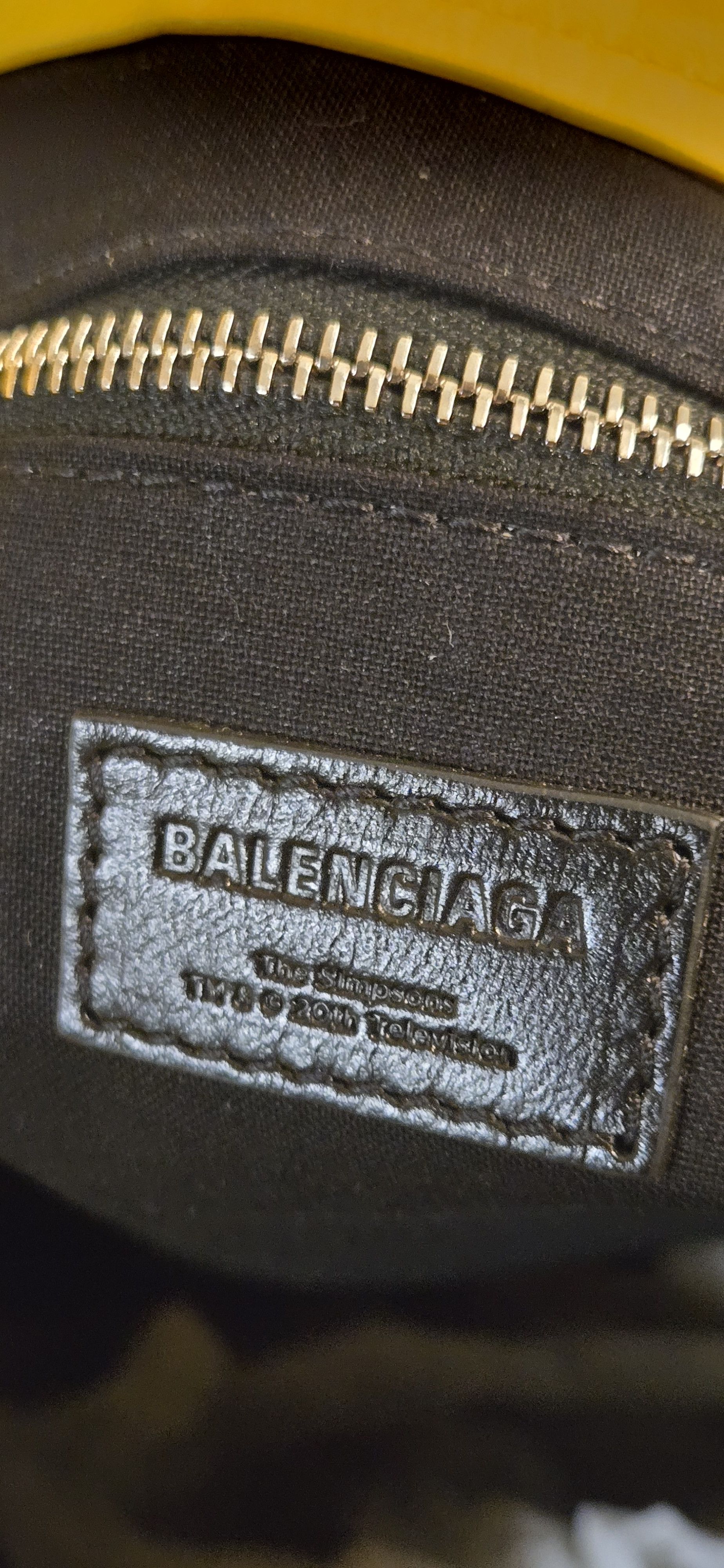 Balenciaga Balenciaga The Simpsons Yellow tote bag bondage Size ONE SIZE - 7 Thumbnail