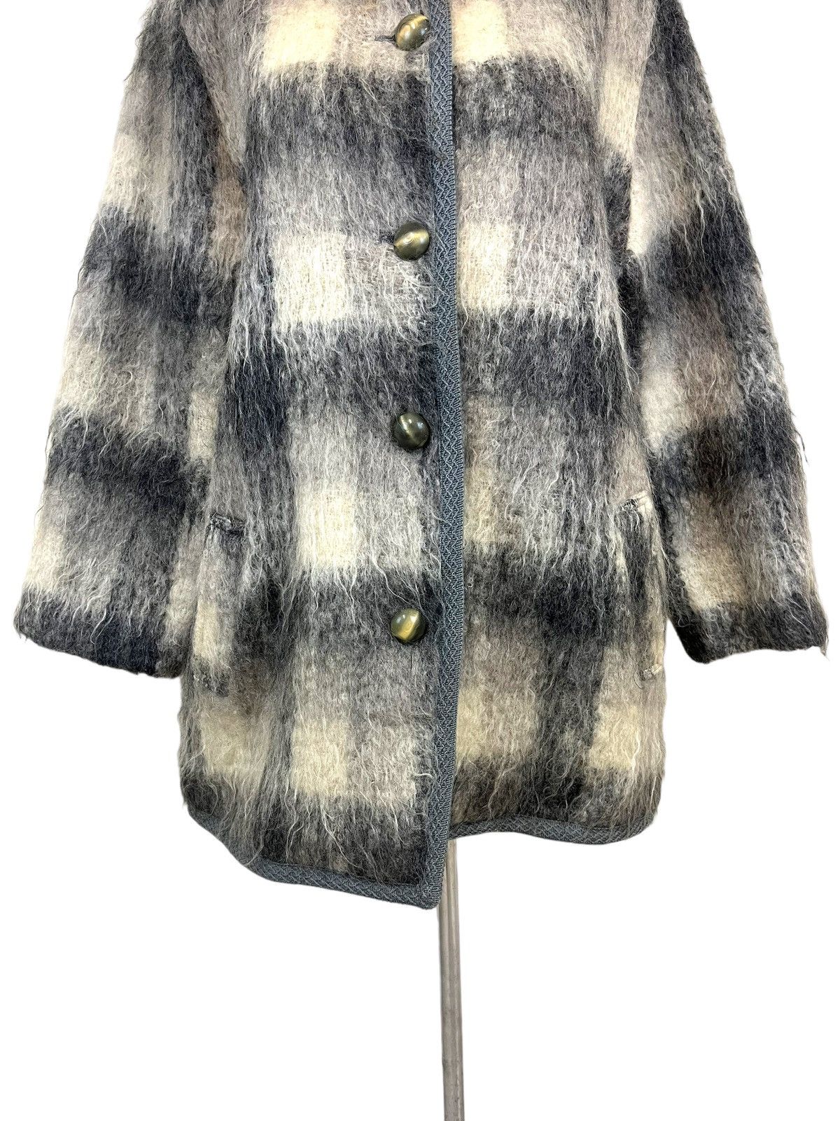 Syndicate Japanese Brand Mohair Jacket inspired By Kurt Cobain Size L / US 10 / IT 46 - 4 Thumbnail