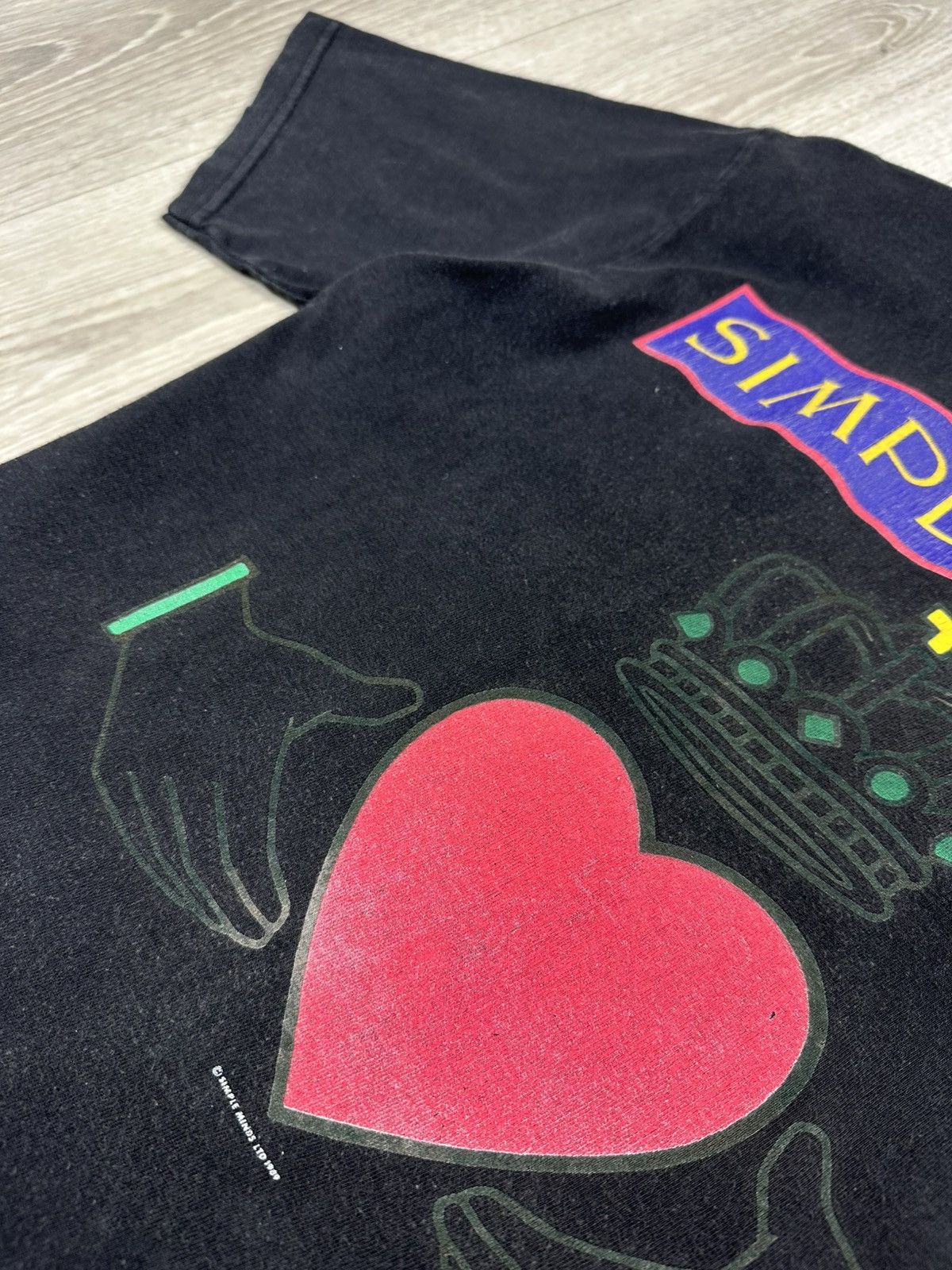 Band Tees × Vintage Vintage Simple Minds European Tour 1989 Rock Band T-Shirt Size US M / EU 48-50 / 2 - 8 Thumbnail