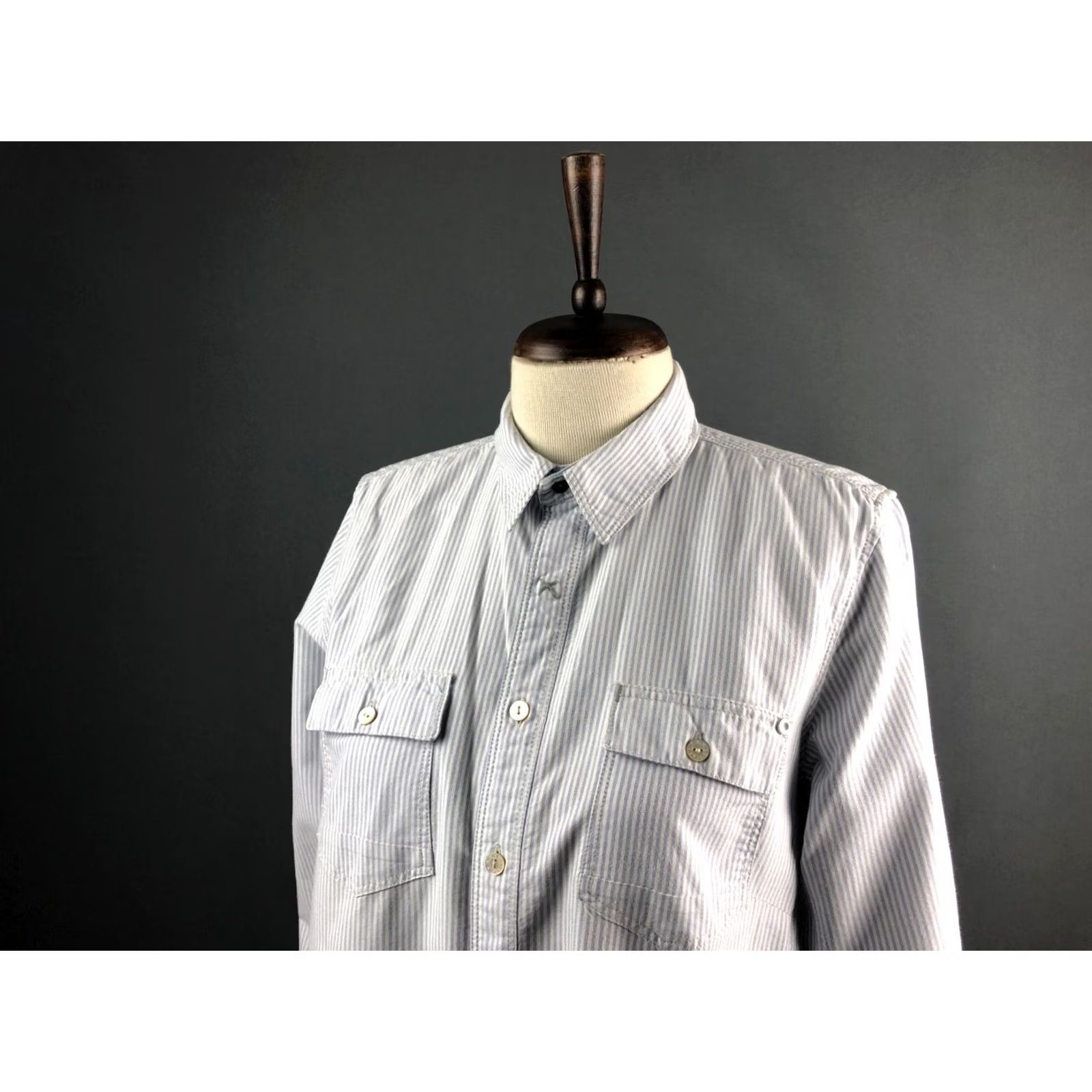 G-Star G-Star Shirt Women's M Striped White Gray Size M / US 6-8 / IT 42-44 - 4 Thumbnail