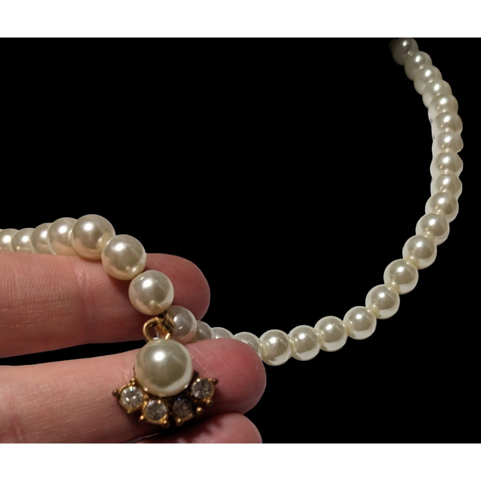 Other Vintage Regency Style Pearl Bridal Necklace Size ONE SIZE - 3 Thumbnail