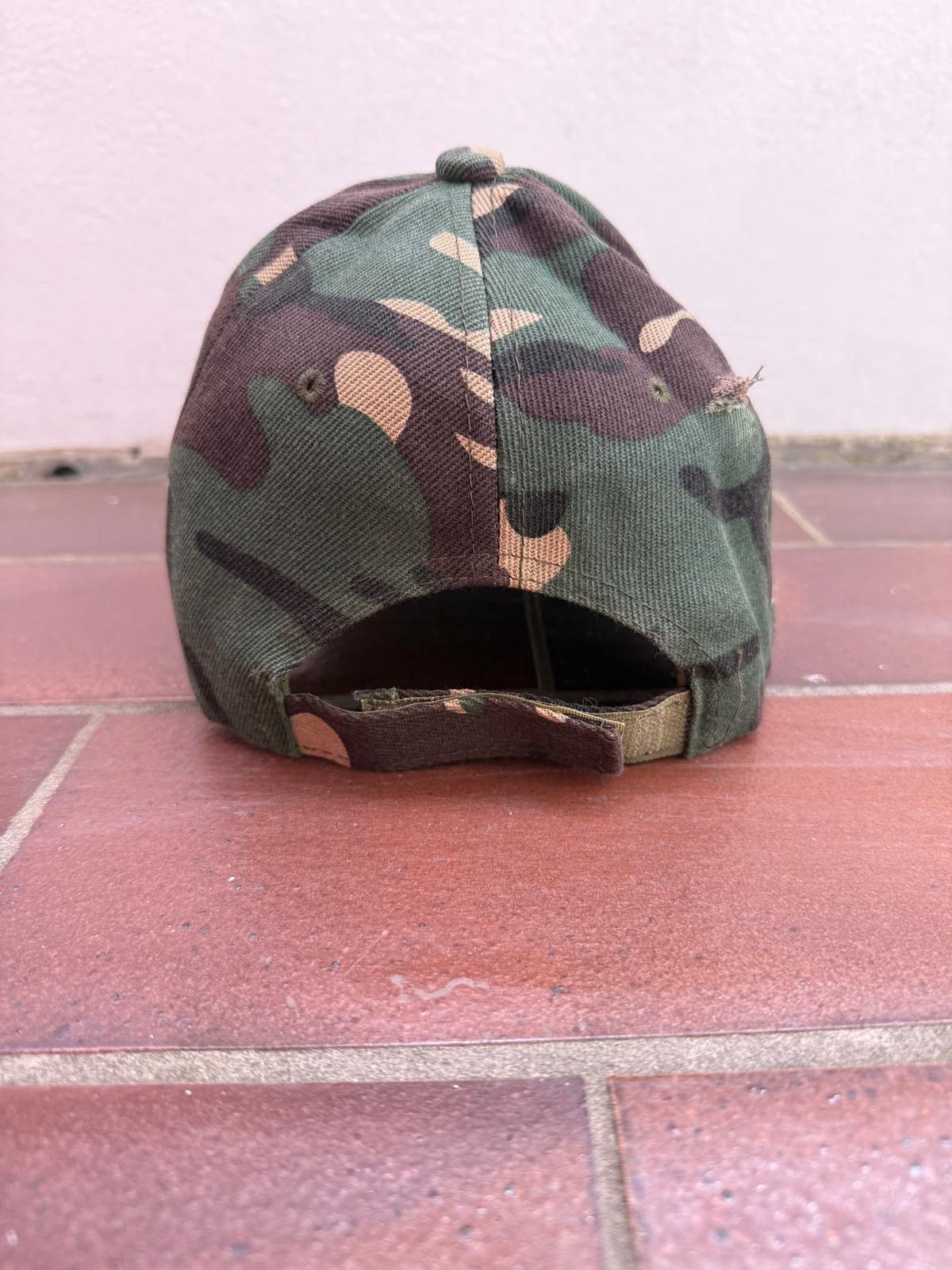 Vintage Distressed military cap Size ONE SIZE - 4 Thumbnail
