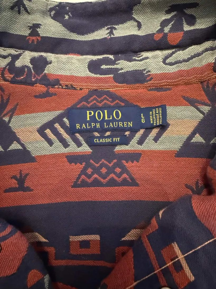 Ralph Lauren Ralph Lauren Southwestern Indian Aztec Western Rodeo Shirt Size US L / EU 52-54 / 3 - 6 Thumbnail