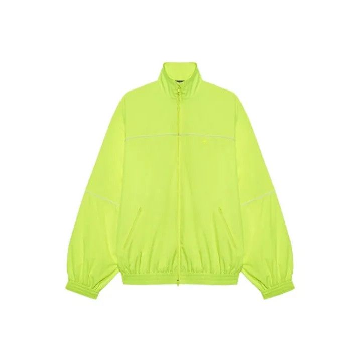 Balenciaga Balenciaga SS21 Neon Yellow Long Sleeve Jacket Size US L / EU 52-54 / 3 - 1 Thumbnail