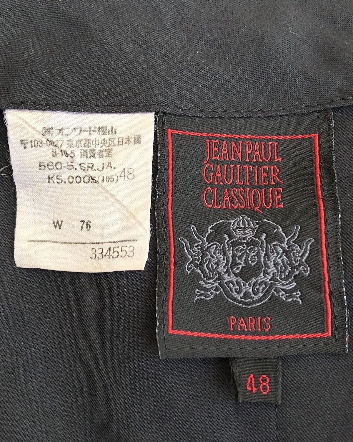 Jean Paul Gaultier 80s/90s Jean Paul GAULTIER Classique Label Size US 31 - 5 Thumbnail