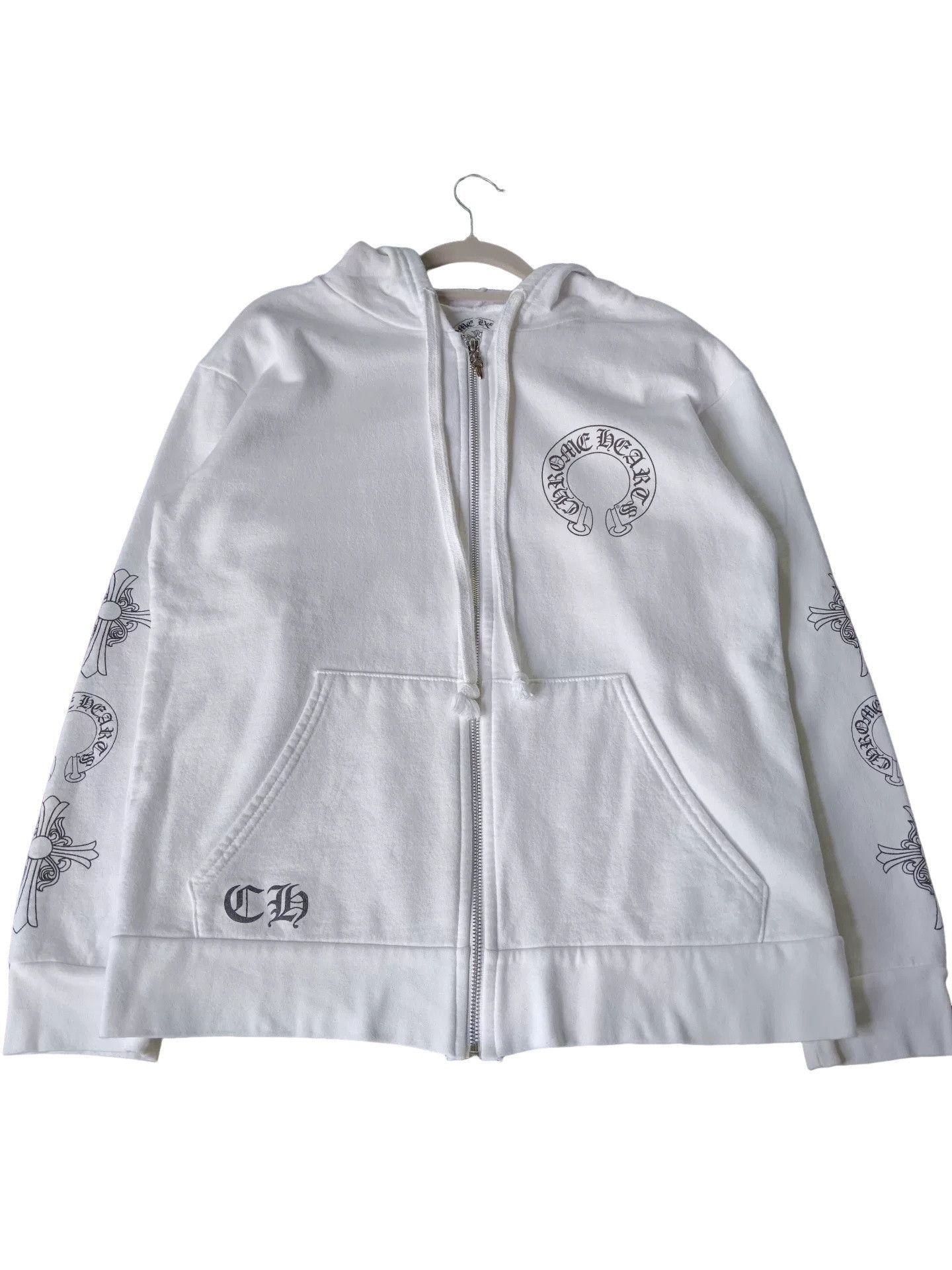 Chrome Hearts Chrome Hearts Horseshoe Print Zip Hoodie Size L Size US L / EU 52-54 / 3 - 1 Thumbnail
