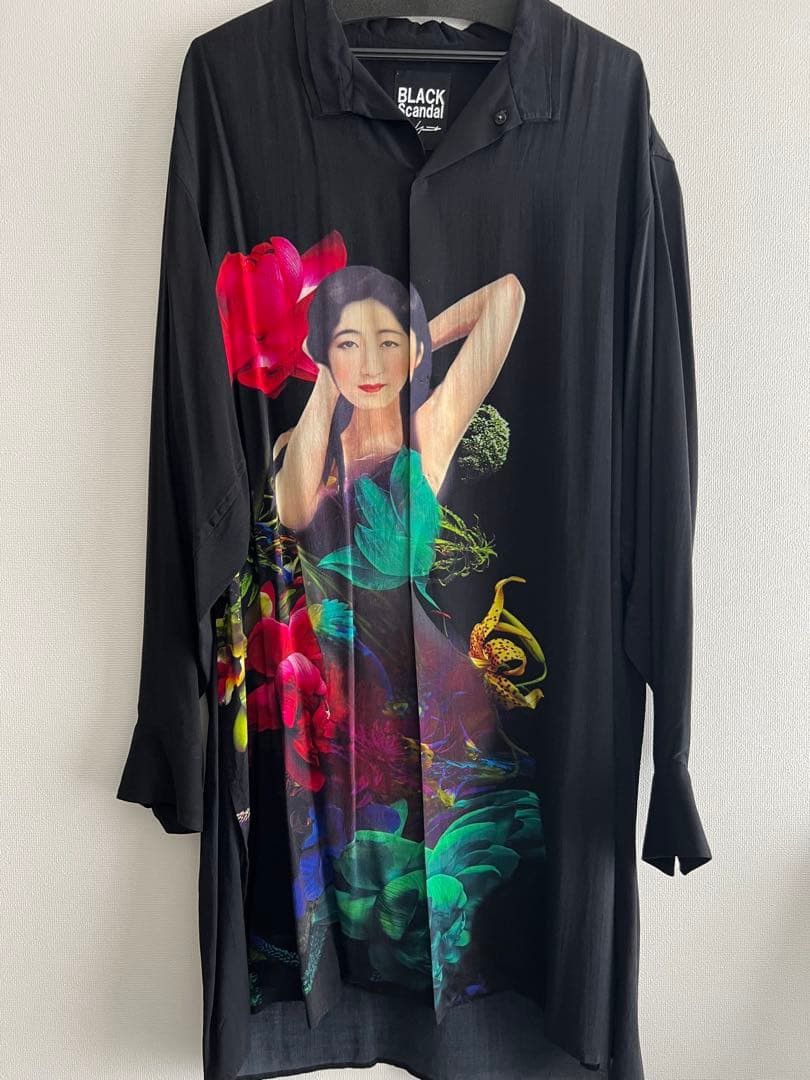 Yohji Yamamoto SS19 Print Shirt Oversized Long Shirt Size US M / EU 48-50 / 2 - 2 Thumbnail