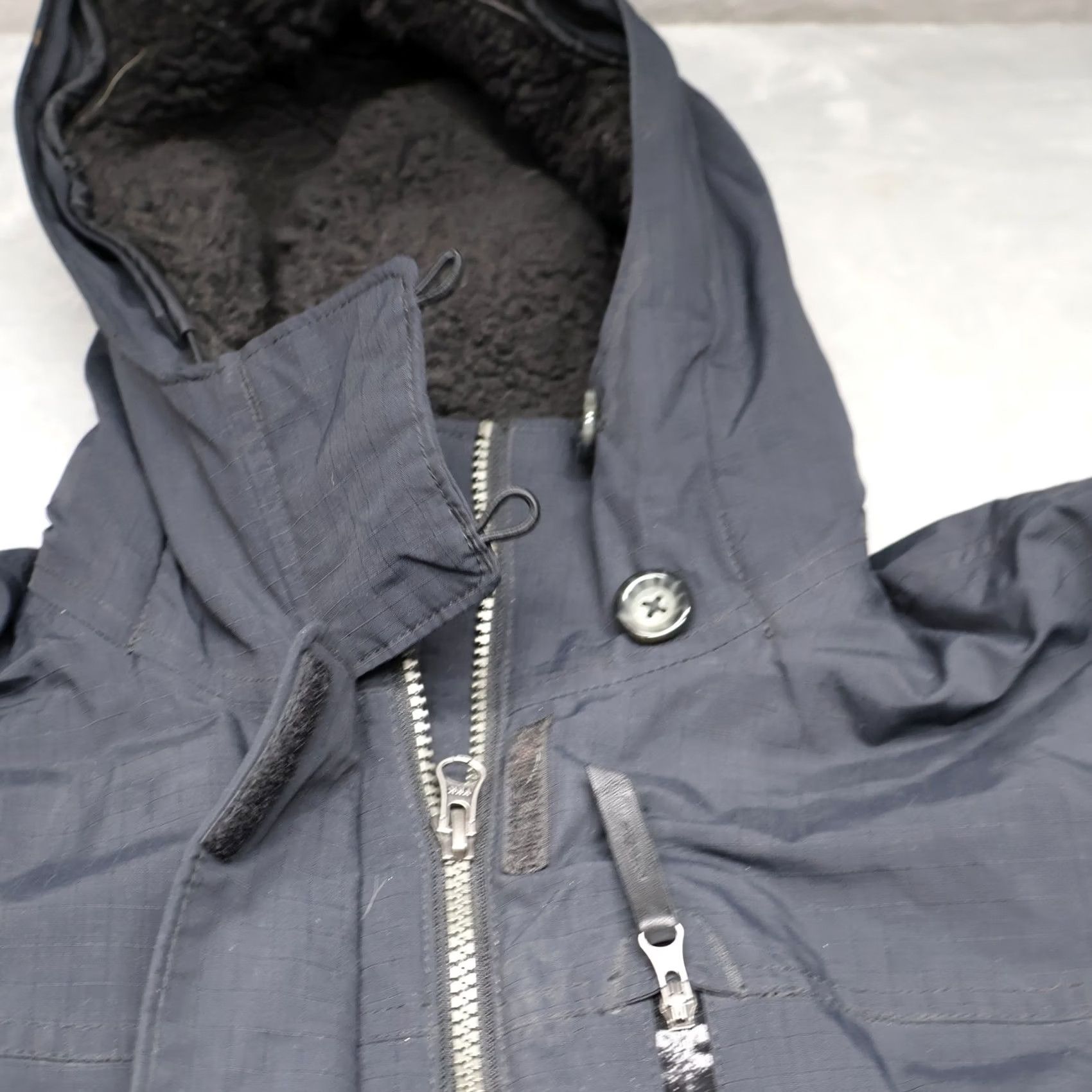 Vintage Columbia Womens Large Black Ripstop Omni-Heat Belted Wind Rain Parka Size L / US 10 / IT 46 - 3 Thumbnail