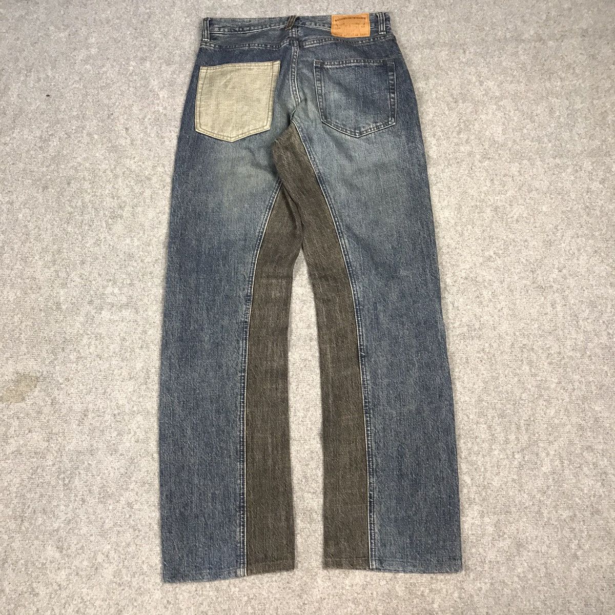 Japanese Brand × PPFM × Vintage PPFM DENIM DESIGN BLUE BLACK JEANS PANTS Size US 28 / EU 44 - 6 Thumbnail