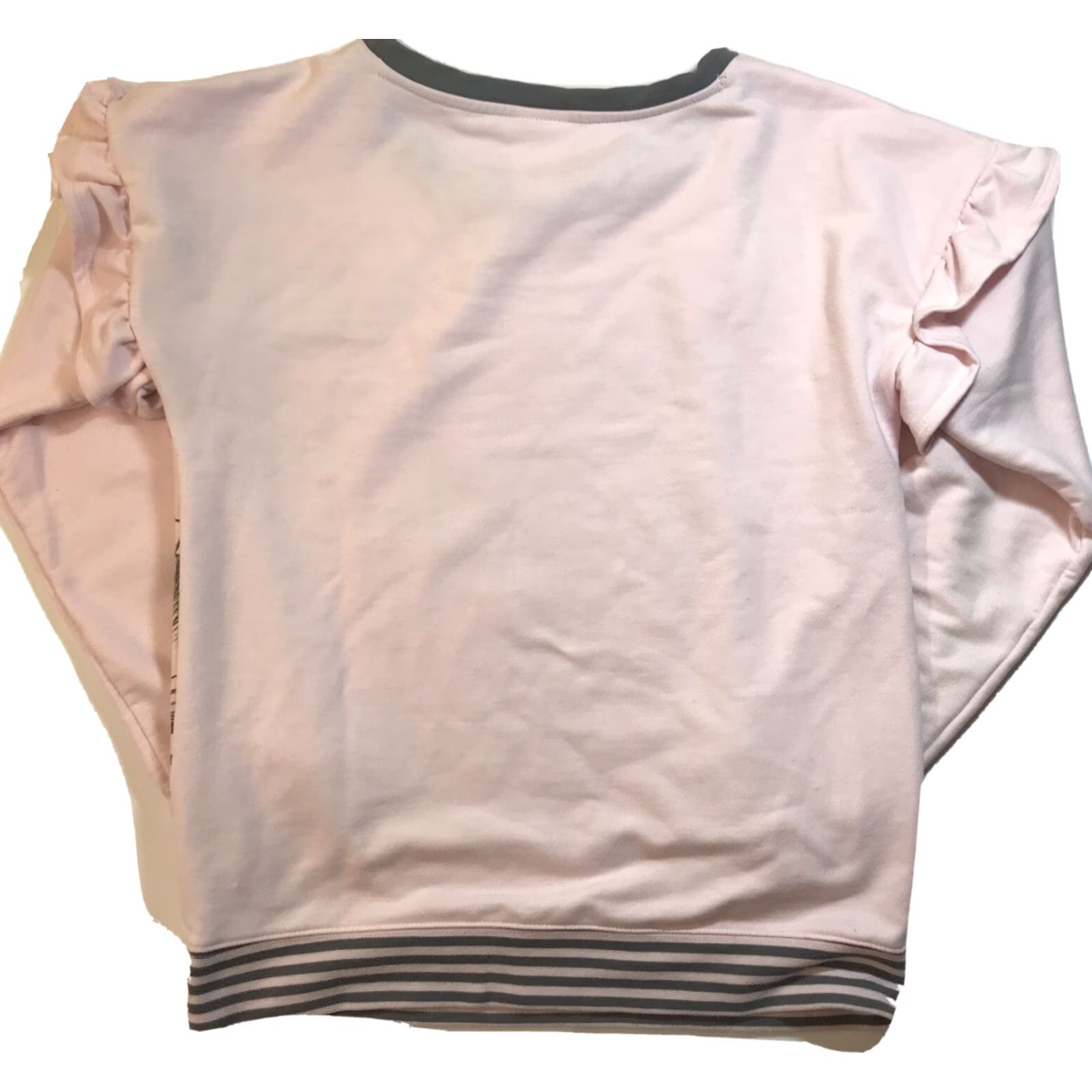 Disney Disney Princess Shirt Womens S Pink Long Sleeve Bell Sleeve Crew Neck Pullover Cotton Polyester Knit Ruffle Graphic Print 90s Disney Store Size S / US 4 / IT 40 - 4 Thumbnail