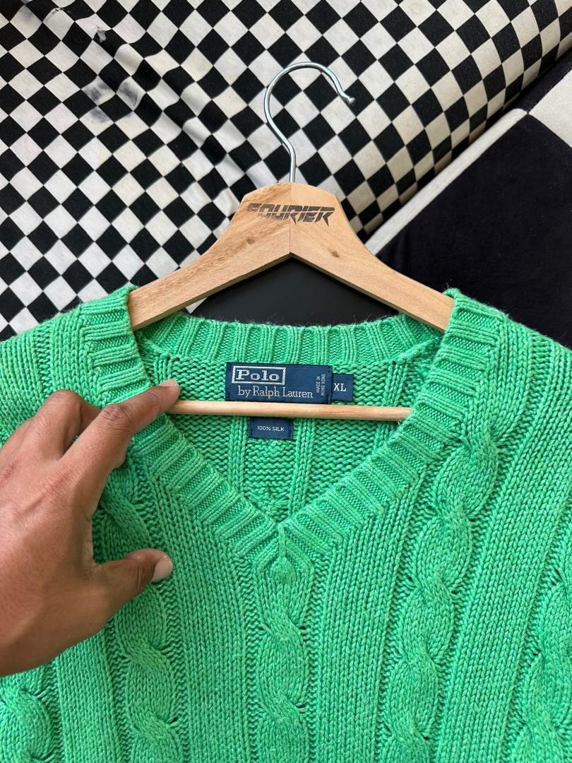 Other × Polo Ralph Lauren × Vintage POLO RALPH LAUREN CABLE KNIT SWEATER Size XL / US 12-14 / IT 48-50 - 2 Thumbnail