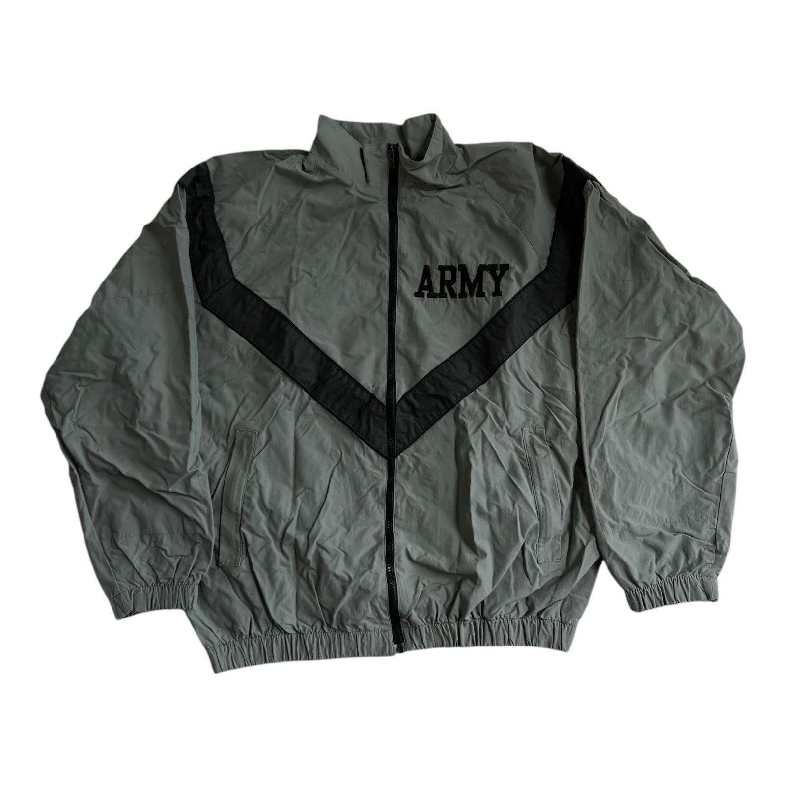 デッドストックUS ARMY IPFU DEEP BLACK US Army Enhanced Physical Training IPFU Reflective Grey