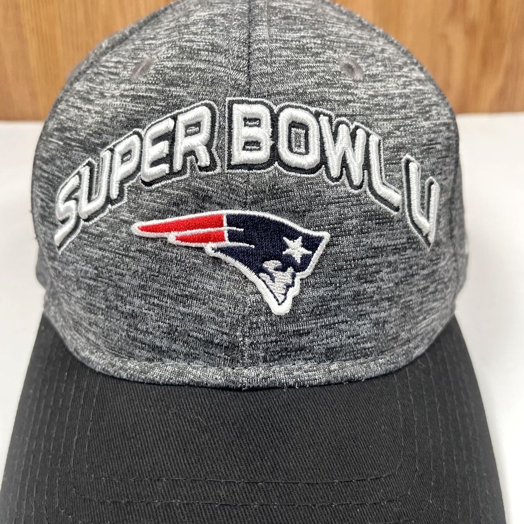 New Era New Era Patriots NFL SuperBowl LI HatCap Gray Adult Adjustable StrapBack 920 NE Size ONE SIZE - 3 Thumbnail