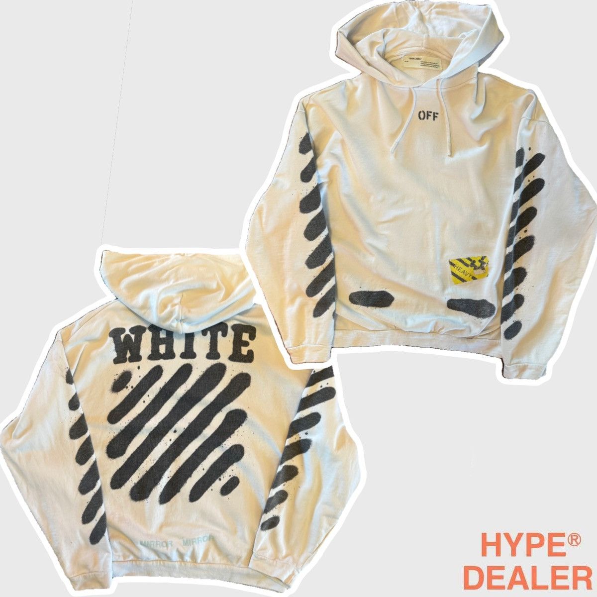 Off-White on sale Spray Blurred Slim Sweatshirt