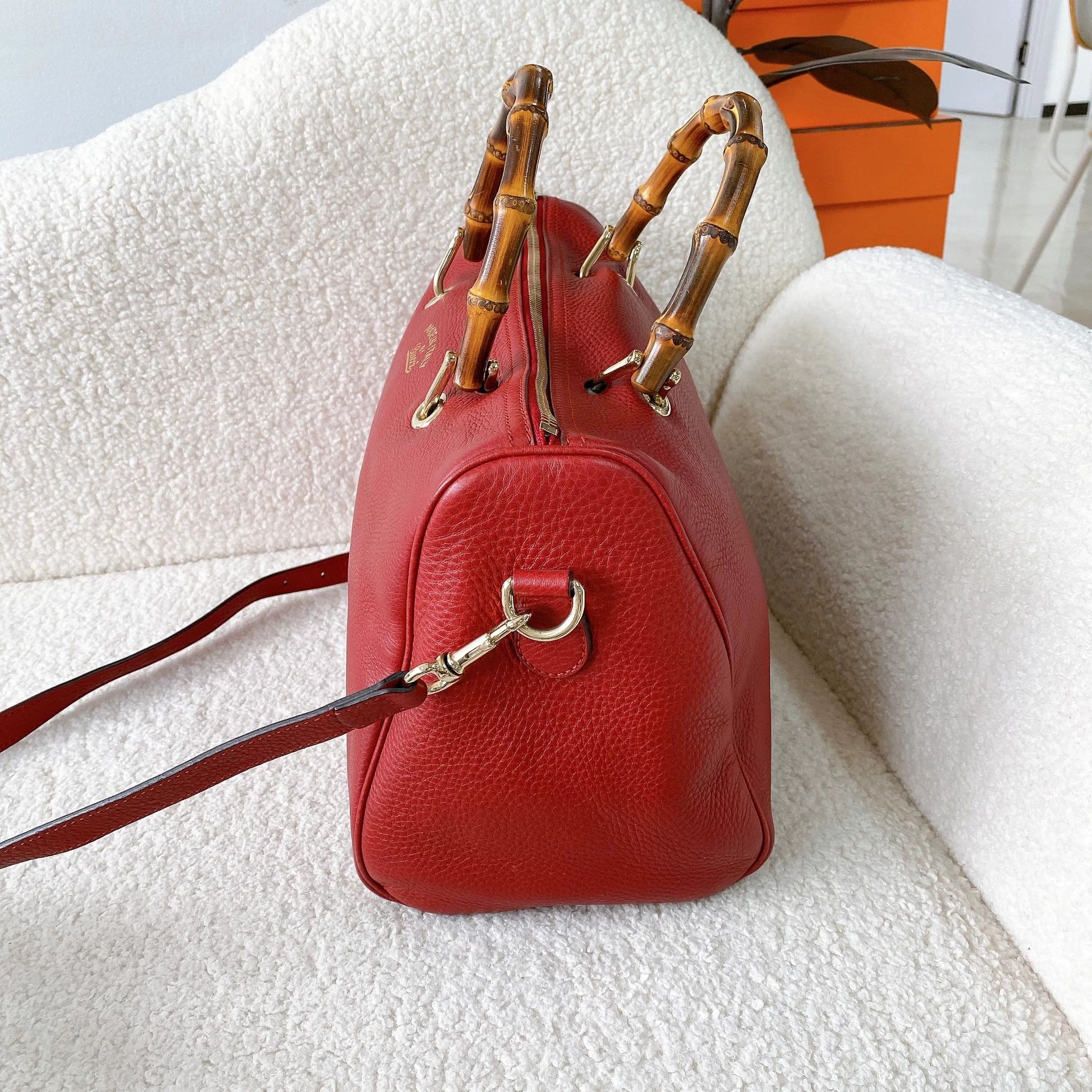 Gucci Gucci Red Multi-handle Shoulder Crossbody Bag 9183 Size ONE SIZE - 4 Thumbnail