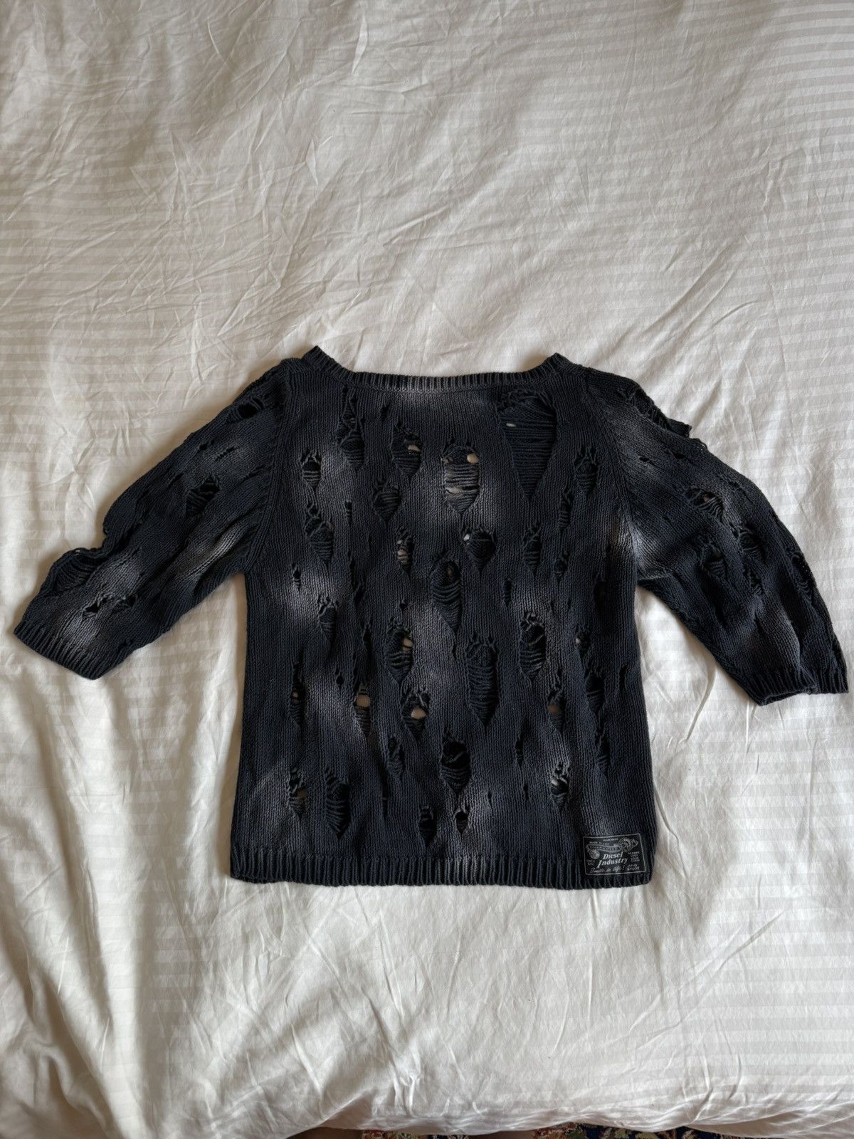 Diesel Diesel Distressed knit top Size US S / EU 44-46 / 1 - 2 Thumbnail