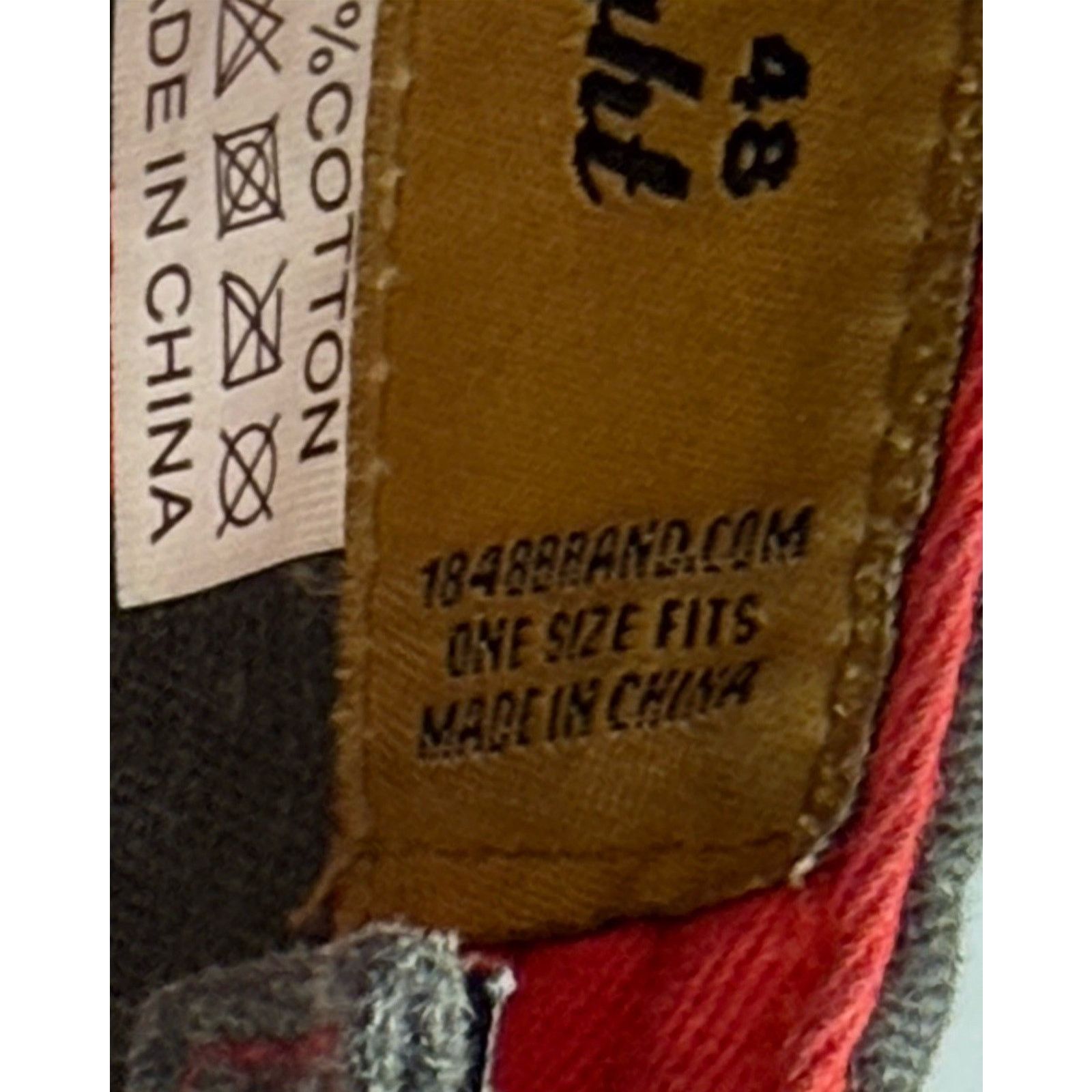 Other 1848 WISCONSIN BASEBALL CAP-PIGMENT DYED Puff Embroidery Size ONE SIZE - 5 Thumbnail