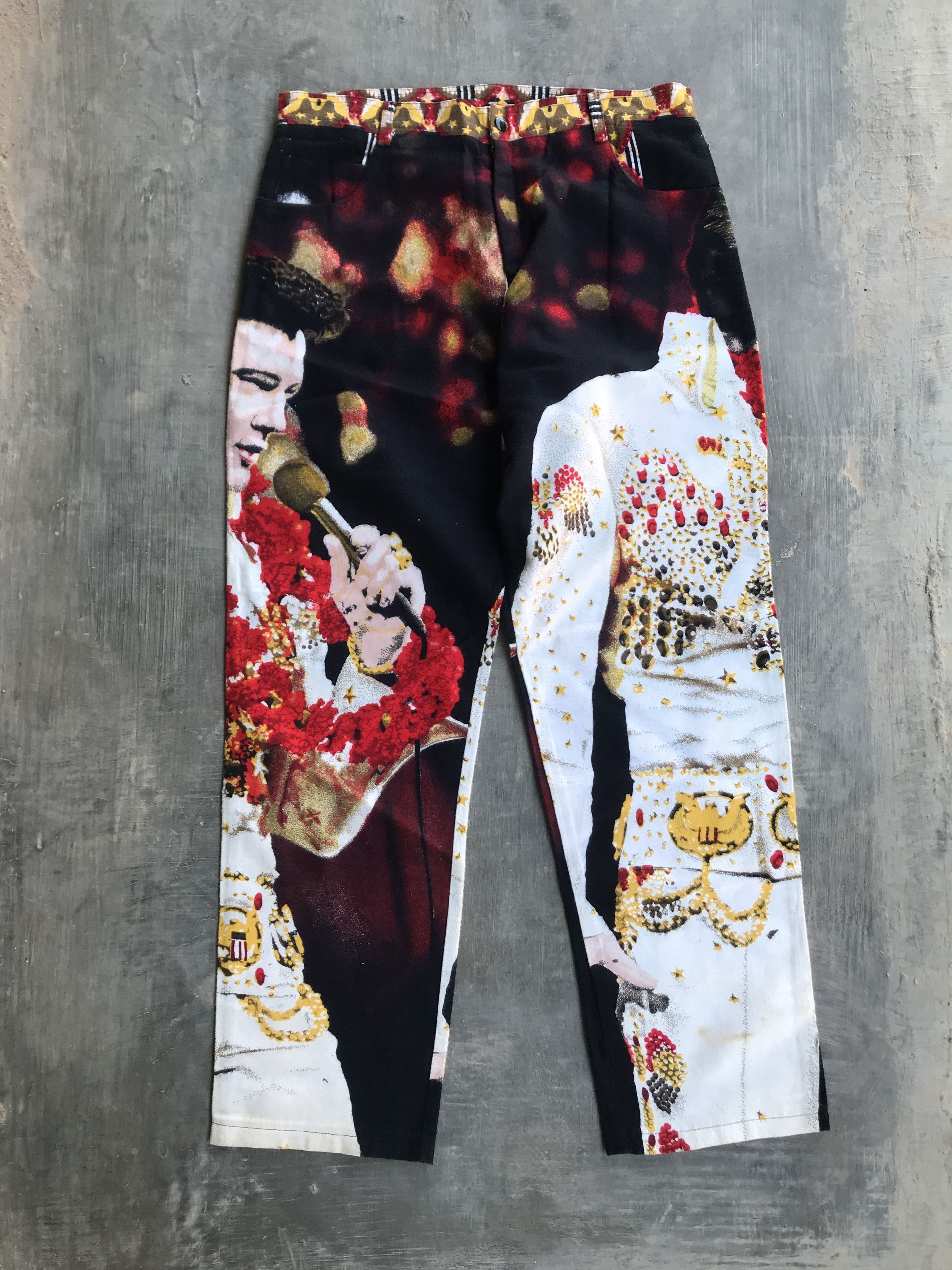 💥Offer💥 Tripp NYC Elvis Presley Full Print Graphic Pants