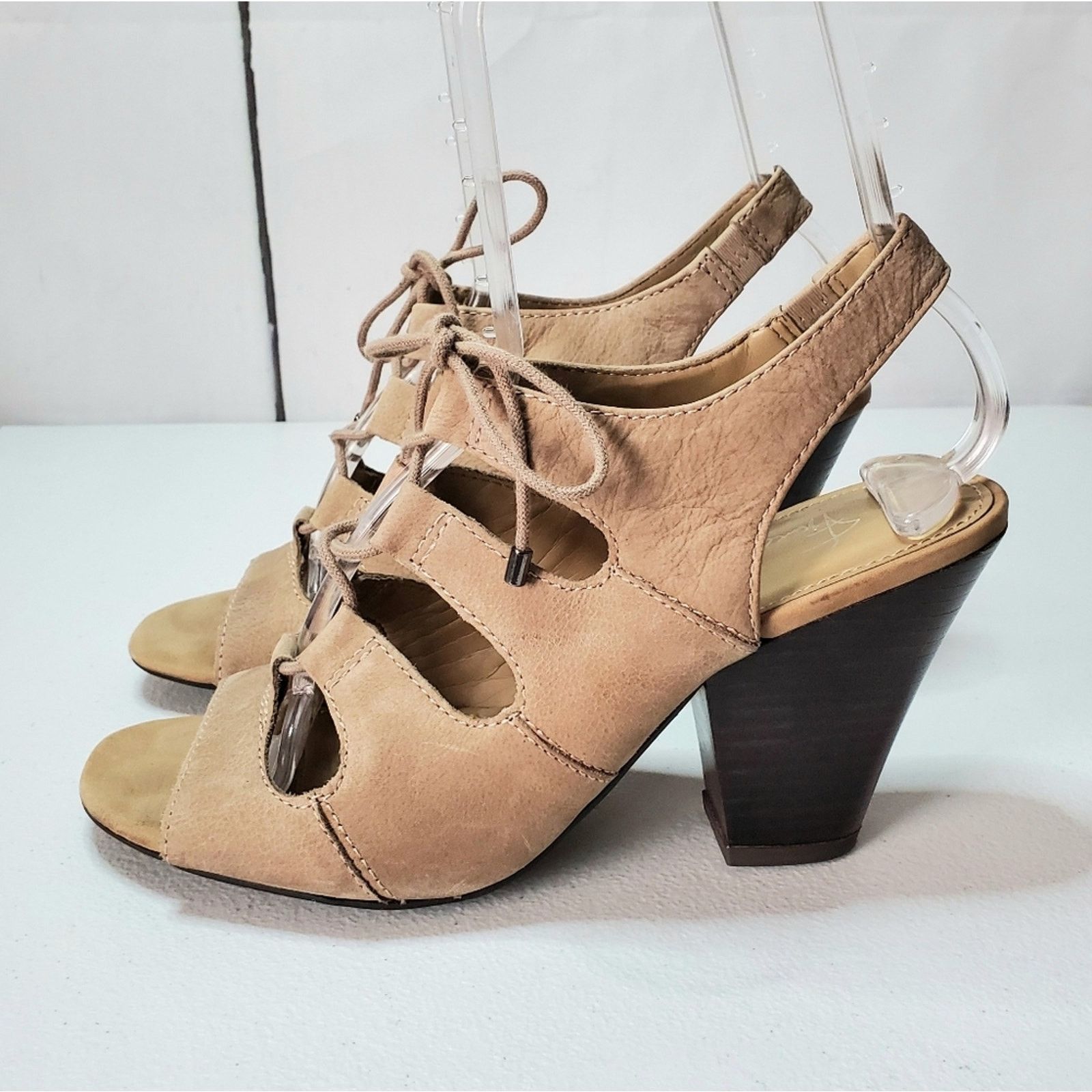 Franco Sarto Franco Sarto Talia Lace-Up Slingback Sandals 8.5 Size US 8.5 / IT 38.5 - 9 Thumbnail