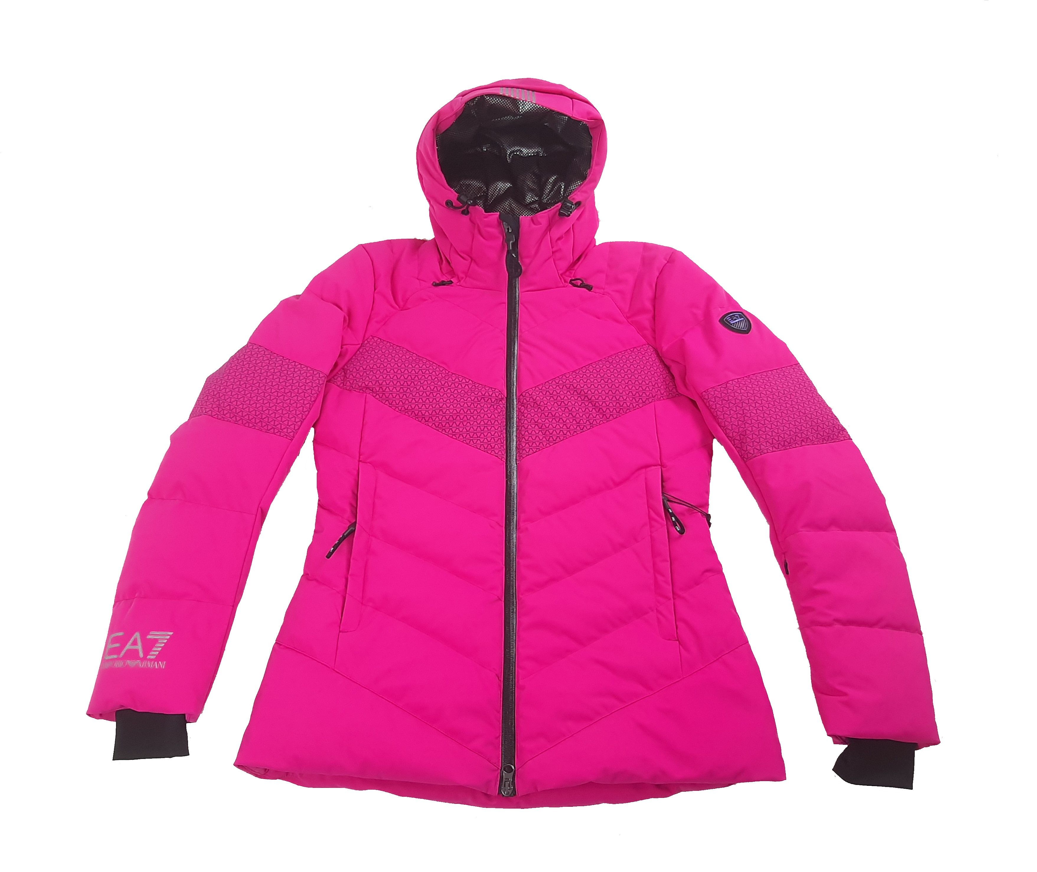 Emporio Armani Emporio Armani EA7 Ski Jacket Pink Women's Size S Size S / US 4 / IT 40 - 2 Thumbnail