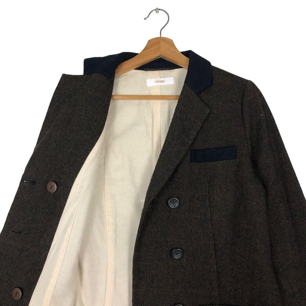 Japanese Brand 🔥VINTAGE INDIGO JAPAN CHORE JACKET UNGRID ISSEY MIYAKE Size US M / EU 48-50 / 2 - 12 Thumbnail