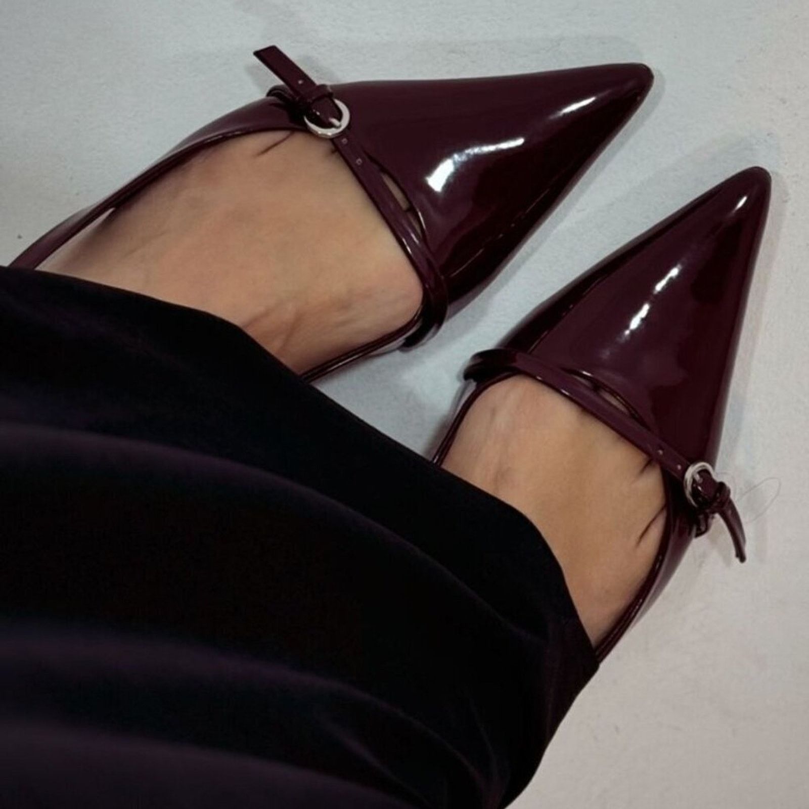 Zara ZARA VIRAL CHERRY RED FALL SLINGBACKS LAST ONE!!! Size US 7.5 / IT 37.5 - 7 Thumbnail