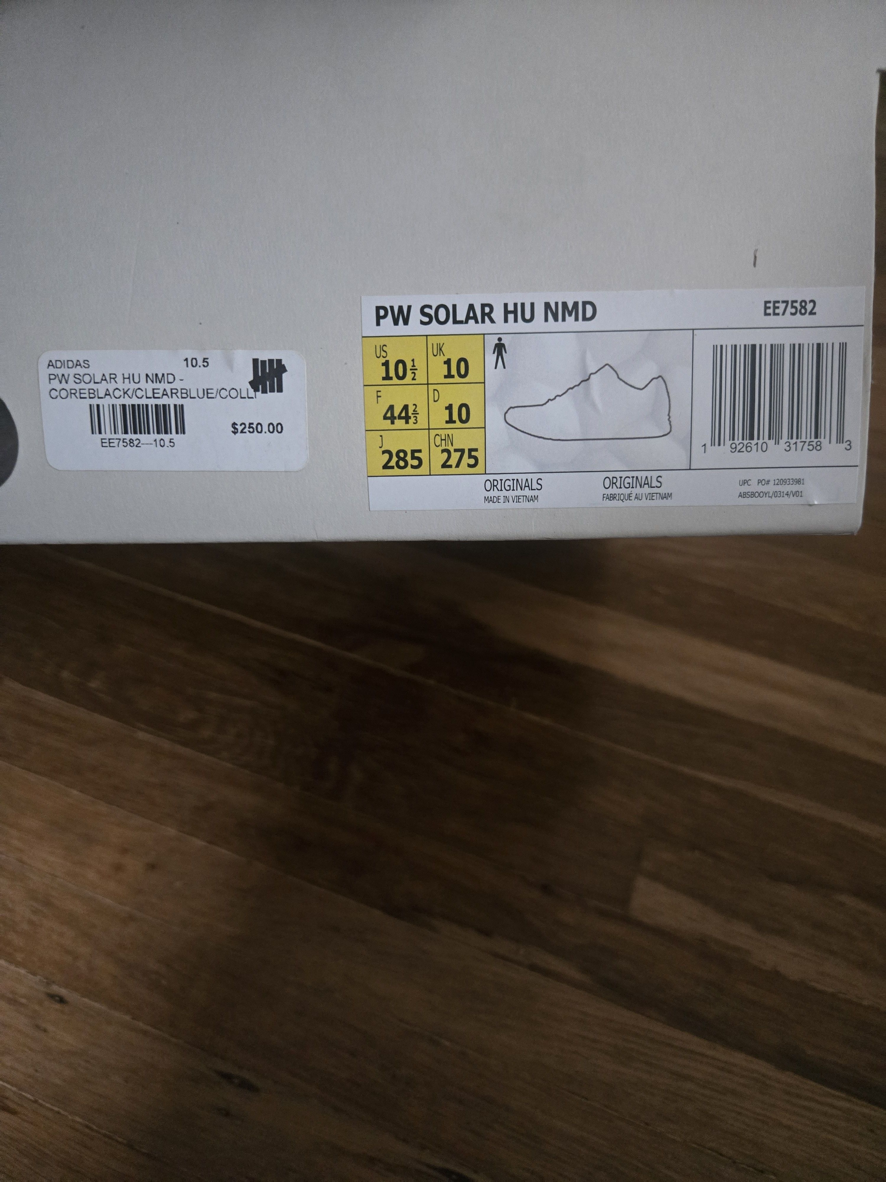 Adidas × Pharrell Pharrell NMD Hu Pack Black Size US 10.5 / EU 43-44 - 2 Thumbnail