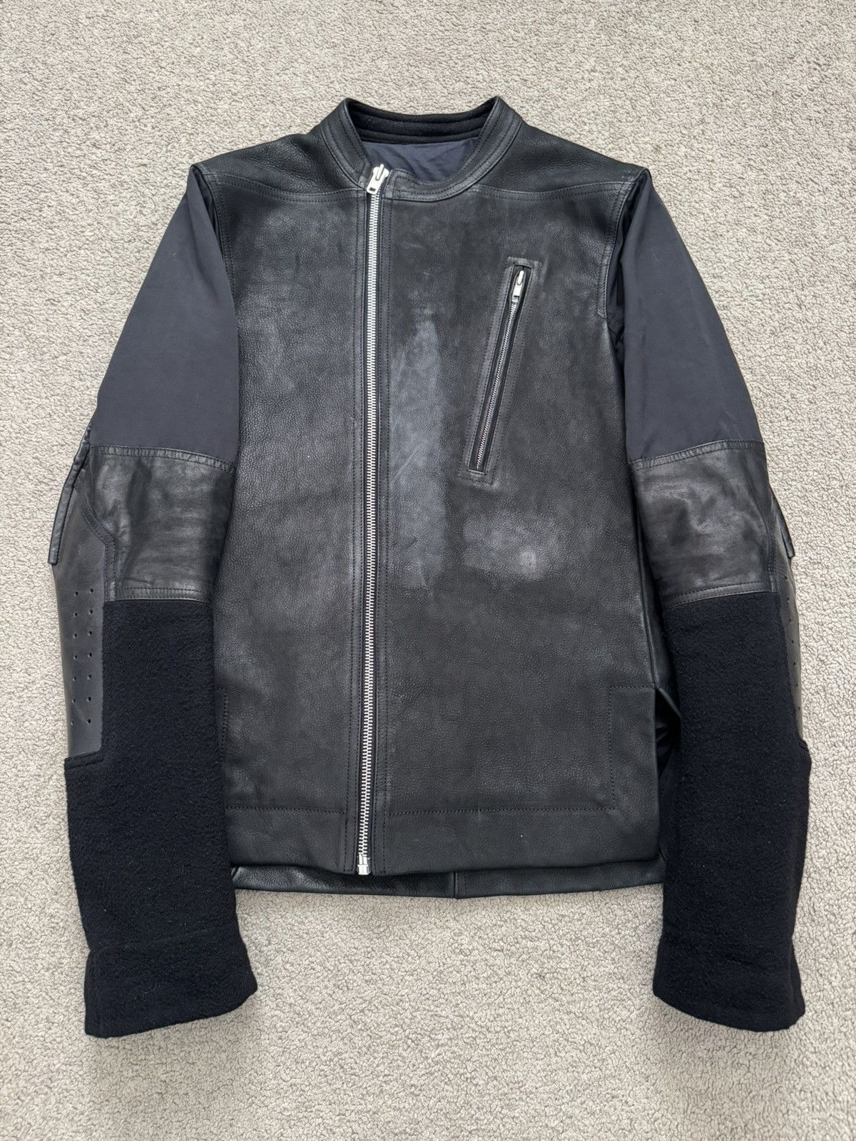 Rick Owens ᴊᴀᴄᴋᴇᴛ 𝚕𝚎𝚊𝚝𝚑𝚎𝚛 𝓡𝓲𝓬𝓴 𝓞𝔀𝓮𝓷𝓼