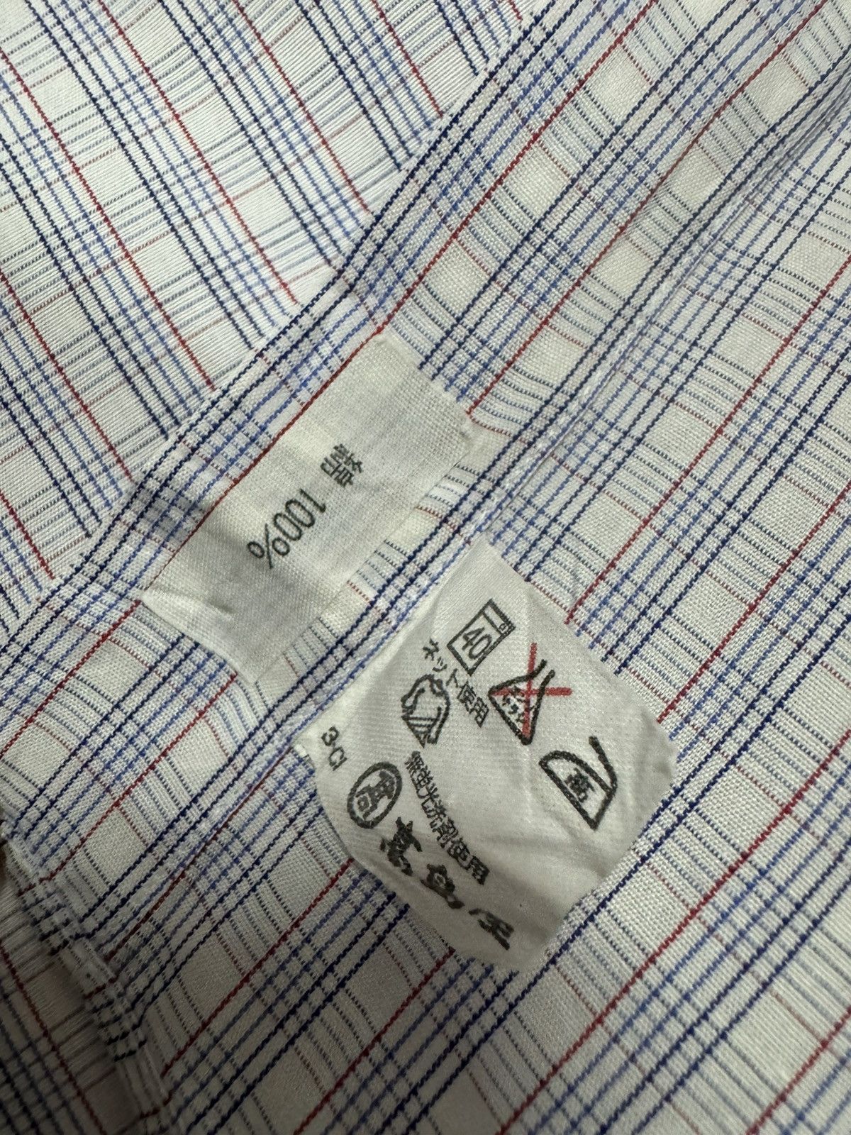Celine Celine Paris Square Patterned Shirt Button Ups Size US M / EU 48-50 / 2 - 10 Thumbnail