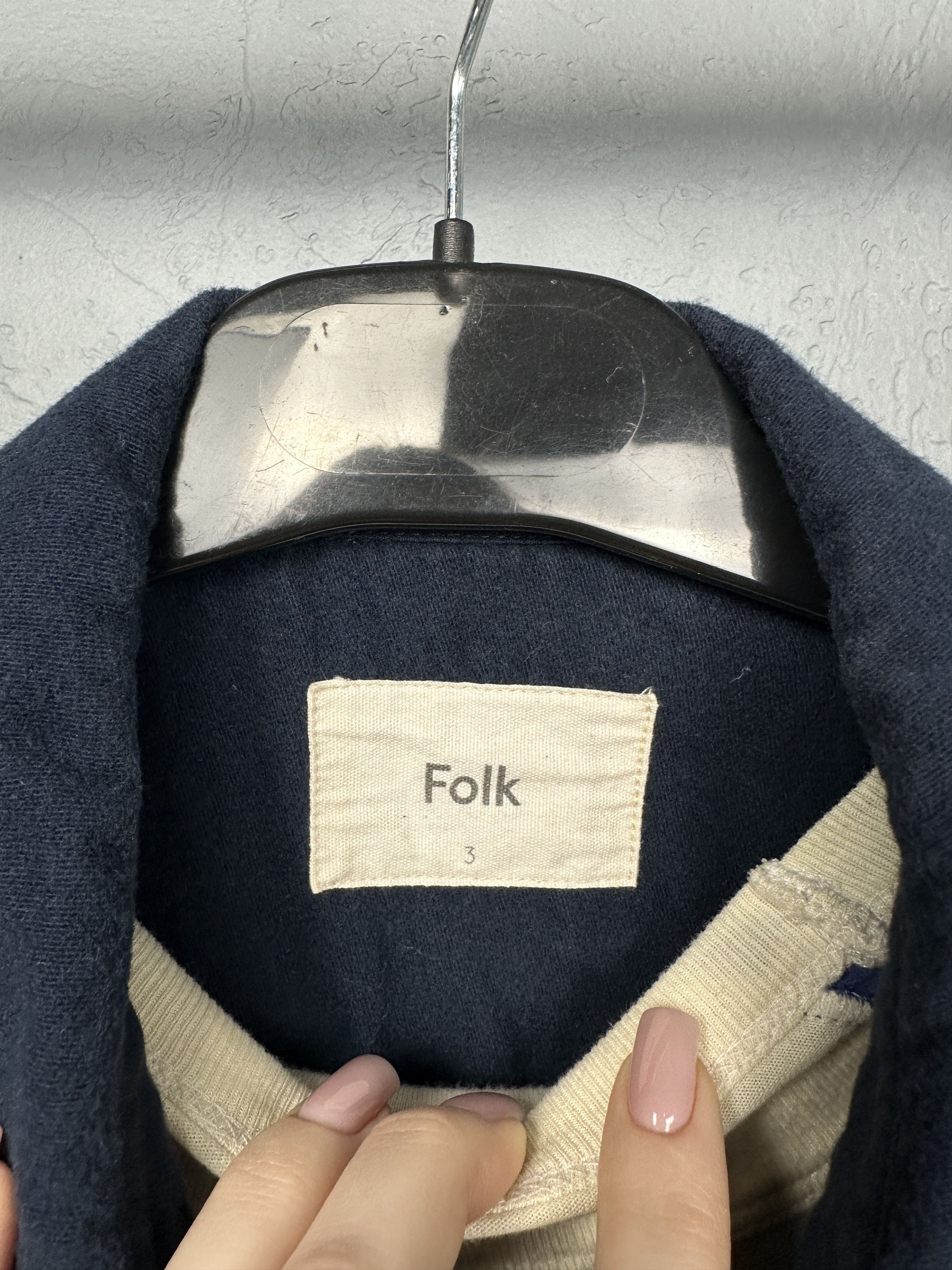 Folk Folk Mens Overshirt Jacket Heavy Cotton Flannel Shirt Size US L / EU 52-54 / 3 - 3 Thumbnail